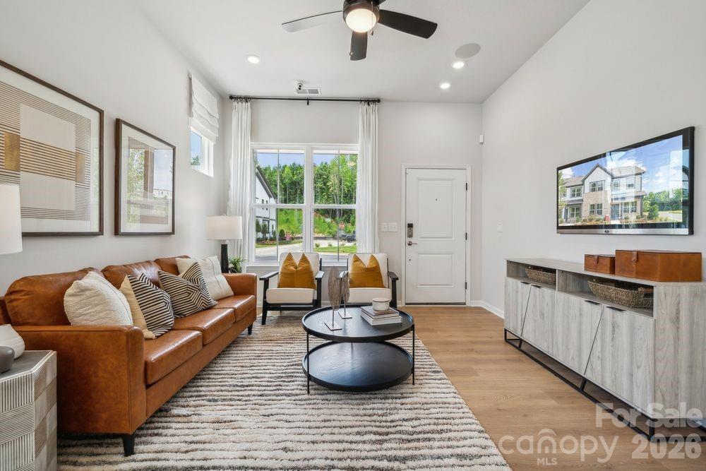 What's Special: 1st Floor Primary Suite | Corner Lot | Dedicated Study | Close to Trails | Loft. New Construction - September Completion! Built by America's Most Trusted Home Builder. Welcome to the Tahoe at 3177 Beacon Heights Road in Ridge at Sugar Creek! This thoughtfully designed two-story townhome offers an open-concept main floor filled with natural light, where the great room flows seamlessly into the kitchen and casual dining area for easy everyday living and entertaining. Just off the great room, the main-floor primary suite provides a private retreat with a spacious bath featuring dual sinks, a shower with a built-in ledge, and a generous walk-in closet. Upstairs, an inviting loft at the top of the stairs creates additional living space ideal for relaxing or hosting gatherings, while two secondary bedrooms share a full bath. A conveniently located study with double doors and added storage complete the second-floor layout, offering both function and flexibility. Pool and cabana now open! Ridge at Sugar Creek in Indian Land, SC, offers a welcoming lifestyle with a new pool and planned greenway trail. Just 4.5 miles from Ballantyne, you’ll enjoy easy access to I-77, I-485, and the Ballantyne Bowl’s dining and events. Commuting is simple with quick routes to Uptown Charlotte and Ballantyne Corporate Park. Additional Highlights Include: a shower with a ledge in the primary bathroom, a study in place of a flex room, and a slide-in gas oven range. Photos are for representative purposes only. MLS#4401906