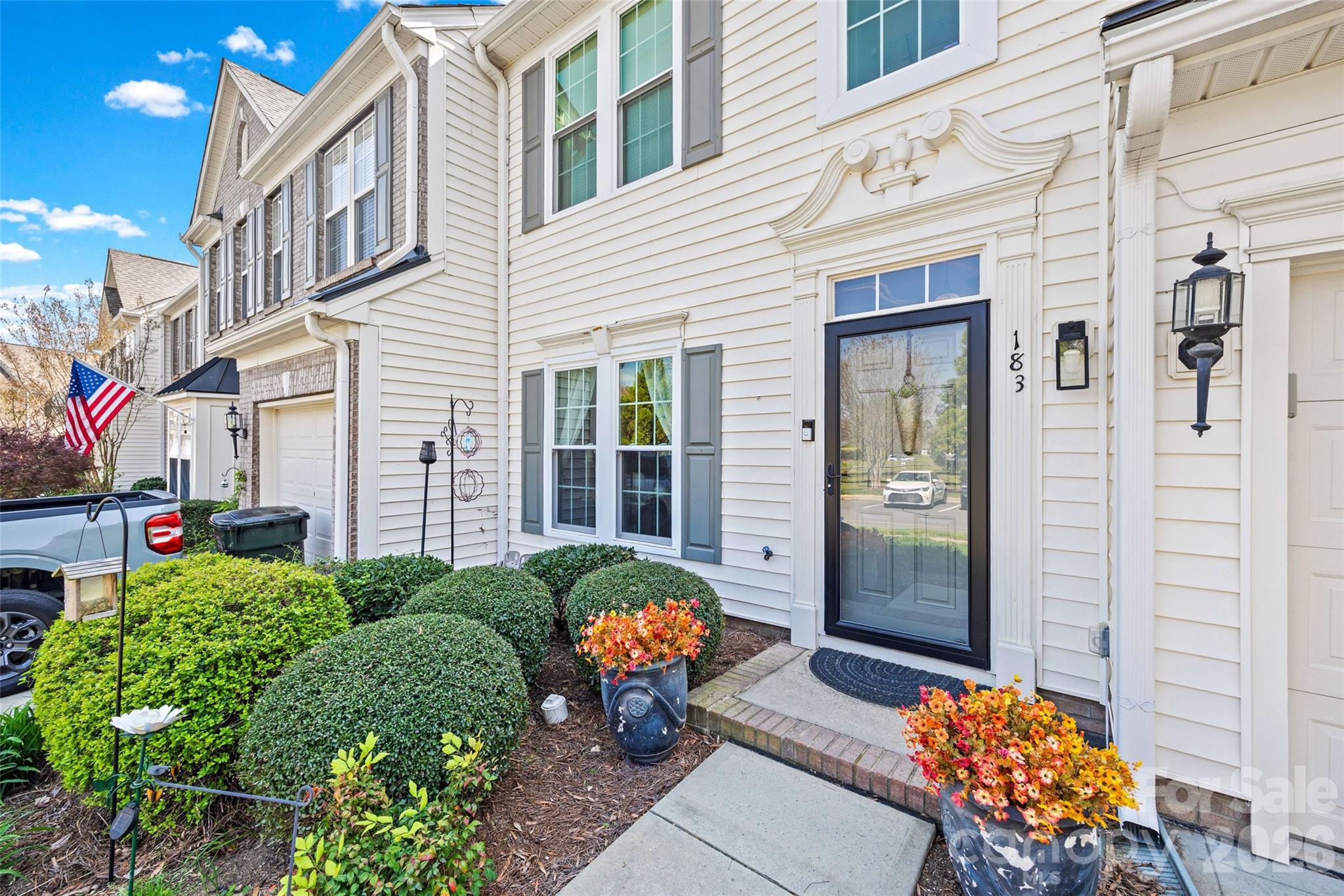 Tucked at the very end of Autumn Falls Drive, this beautiful 3-bedroom, 2.5-bath townhome offers privacy, convenience, and the lifestyle you’ve been looking for. Located directly across the street from Crowders Creek elementary school and right next to the neighborhood playground and community pool, the setting couldn’t be better. Inside, you’ll love the open-concept layout designed for both everyday living and easy entertaining. The spacious primary suite is located on the upper level, creating a peaceful retreat at the end of the day. Step out back and unwind under those Carolina skies on your private patio — thoughtfully designed by the sellers as a true outdoor oasis, perfect for relaxing evenings with a cocktail or your morning coffee. This home is packed with upgrades, including Professionally insulated attic, new Pella windows throughout, Transferable lifetime warranty on all installations and renovations, new refrigerator, new dishwasher, and more thoughtful improvements throughout. All of this in the award-winning Clover School district with convenient access to shopping, dining, and recreation in Lake Wylie and an easy commute to Charlotte. Privacy, upgrades, location, and lifestyle, this one truly has it all.