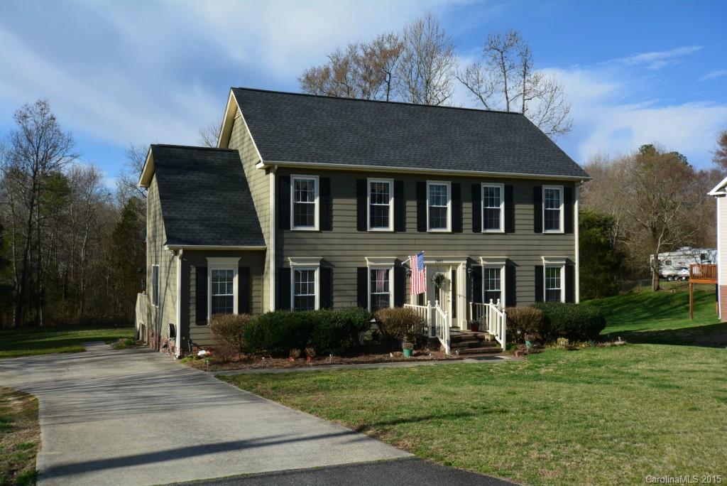 Traditional beauty! Large rooms throughout! Gas fireplace in spacious great room. Formal dining room. Abundance of cabinet space in kitchen. Laundry room with desk area & sink. Oversized master suite with tray ceiling, walk in closet, double sink vanity, walk in shower, whirlpool tub, new vinyl flooring in bathroom. Great closet space throughout! Shed in backyard w/electricity. Two level deck in backyard, perfect for entertaining. Amazing yard-private, over 1/2 acre!