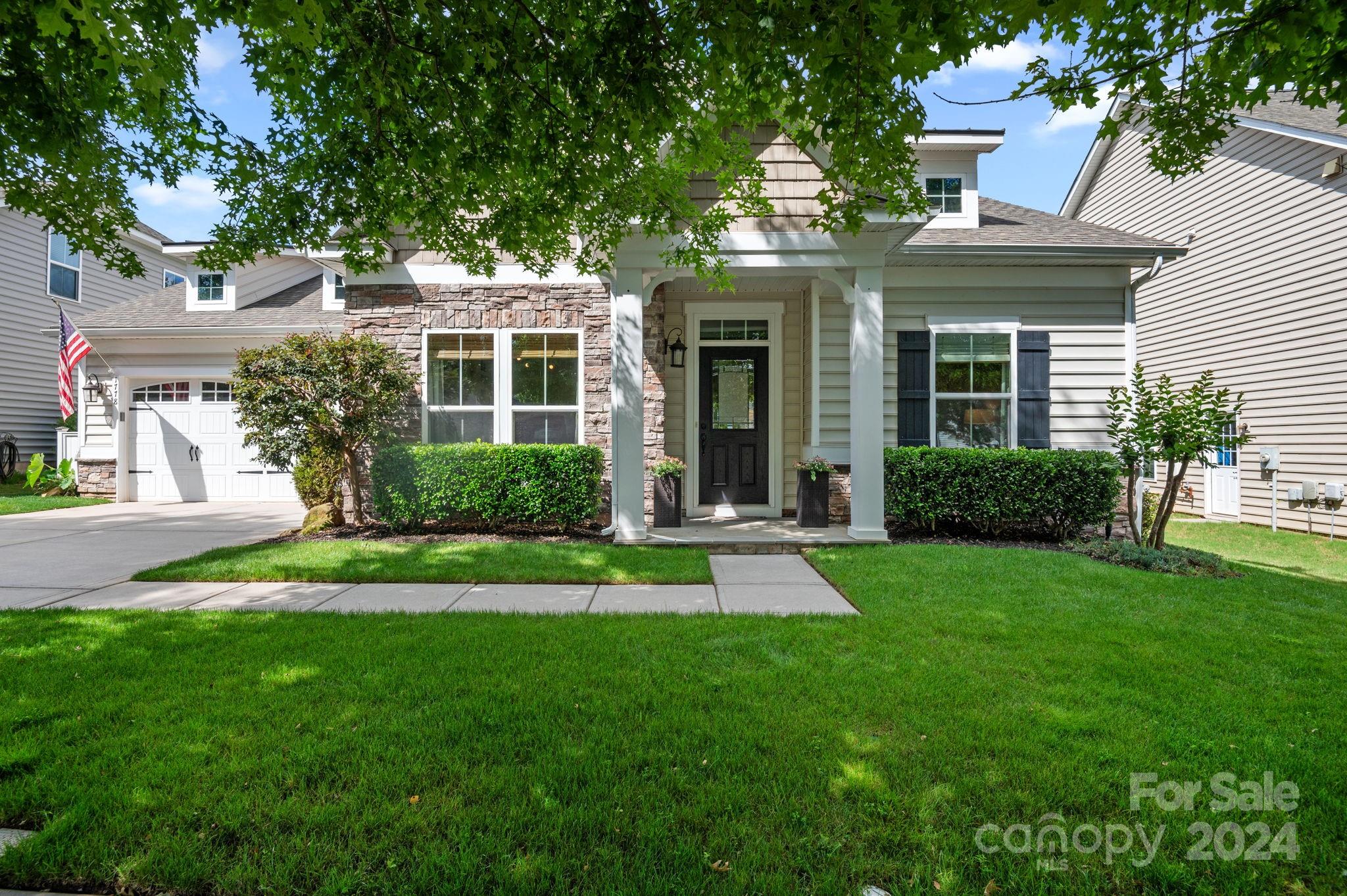 This Immaculate, move in ready home booms with natural light. The upgrades and features are everywhere! Crown molding throughout the home, 5 1/2" baseboards. Custom closet organization systems in main and loft bedrooms. The master bath features a heated floor and pull-out shelving in the cabinets. The secondary bedroom has been upgraded with a Walk-in-Shower and Travertine tile. The upgrades continue in the office and pantry with custom-built shelving and cabinets.  The kitchen features a tile backsplash with a very large island, great for entertaining in the expansive open floorplan. Finally, the Pergola and back deck are the perfect retreat to unwind in your new private outdoor setting with the beverage of your choosing.  Located in the award-winning Fort Mill School District, the Massey community has a large neighborhood pool, clubhouse and green spaces.