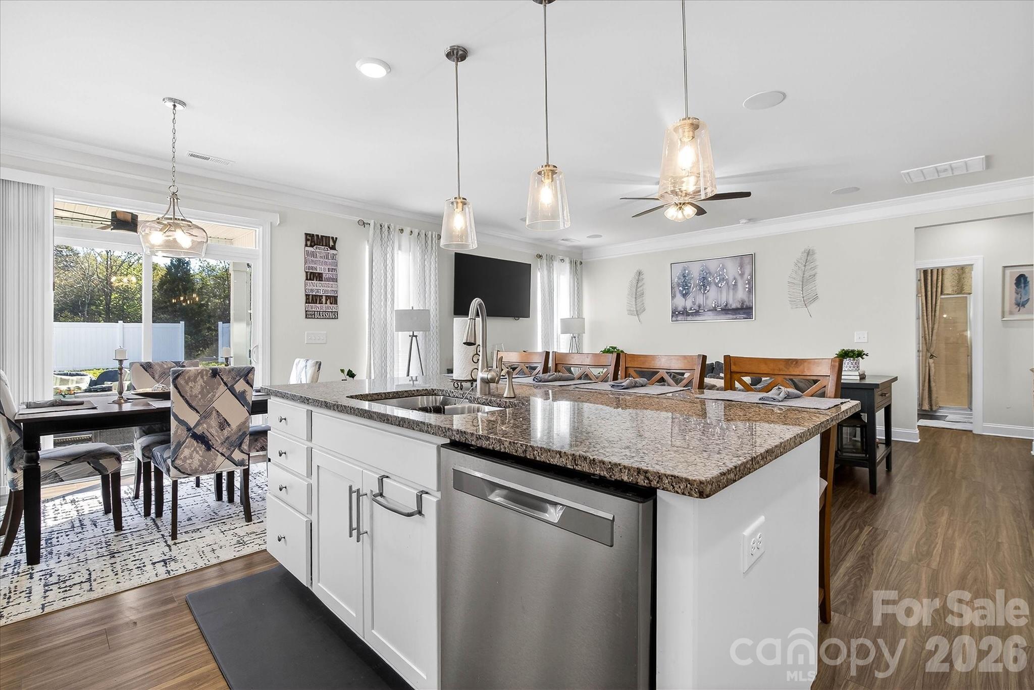 Welcome to 5516 Verona Rd in the desirable Hampton Woods community, offering space, flexibility, and comfort for today’s modern lifestyle! This spacious 4-bedroom, 3 full bath home boasts approximately 3,126 square feet and is ideal for multi-generational living, featuring a convenient bedroom and full bath on the main level.
The thoughtfully designed floor plan provides generous living areas, perfect for both everyday living and entertaining. Retreat to the luxurious primary suite featuring a massive custom designer walk-in closet, beautifully crafted with exceptional storage and organization, creating a boutique-style experience right at home. The surround sound system both upstairs and downstairs will sure to impress when you are entertaining! The oversized garage provides ample room for parking, storage, an added bonus for homeowners needing extra space. Enjoy the charm of the neighborhood while being conveniently located near shopping, dining, major highways, and UNC Charlotte. This home combines functionality, size, and location, making it a must-see!
Schedule your private showing today!