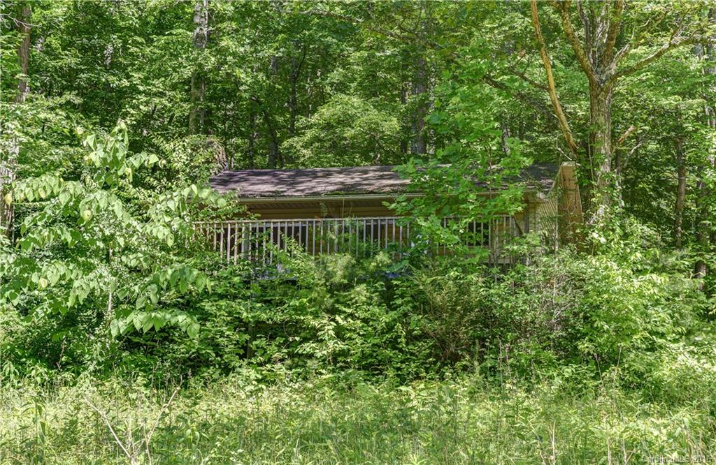 Private, real mountain cabin living on 2.57 acres awaits you if you are handy or have a handy-person around! A  real special value. Built in 1950 and gutted for complete renovation. Features a beautiful stone fireplace. The large covered front deck overlooks a broad meadow. Great room, 1 bedroom, 1 full bath, and a kitchen. Gently sloping lot is otherwise wooded. Kitchen is gutted, heat source is wood fireplace. Septic permit, aerial and topo maps are in the attachments. Sold "as-is."  CASH ONLY