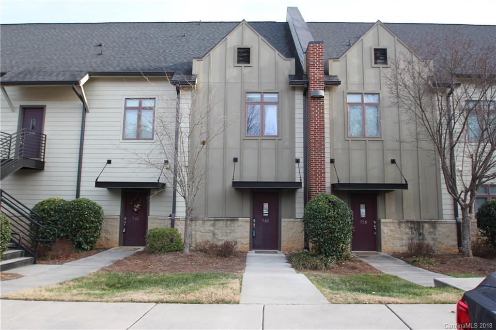 Desired Davidson location in the heart of town! Walk to restaurants, coffee, ice cream, library and more! Unit is ready for move in.  Balcony for morning coffee with fresh air. Quiet complex. The residence features newly installed tile floors on the main living level, balcony doors and fresh paint throughout. Features of the home include an open-tread, steel structure with wood steps staircase, granite countertops and two-and-a-half baths.  No smokers, no cats, dogs considered. Contact us for more info.