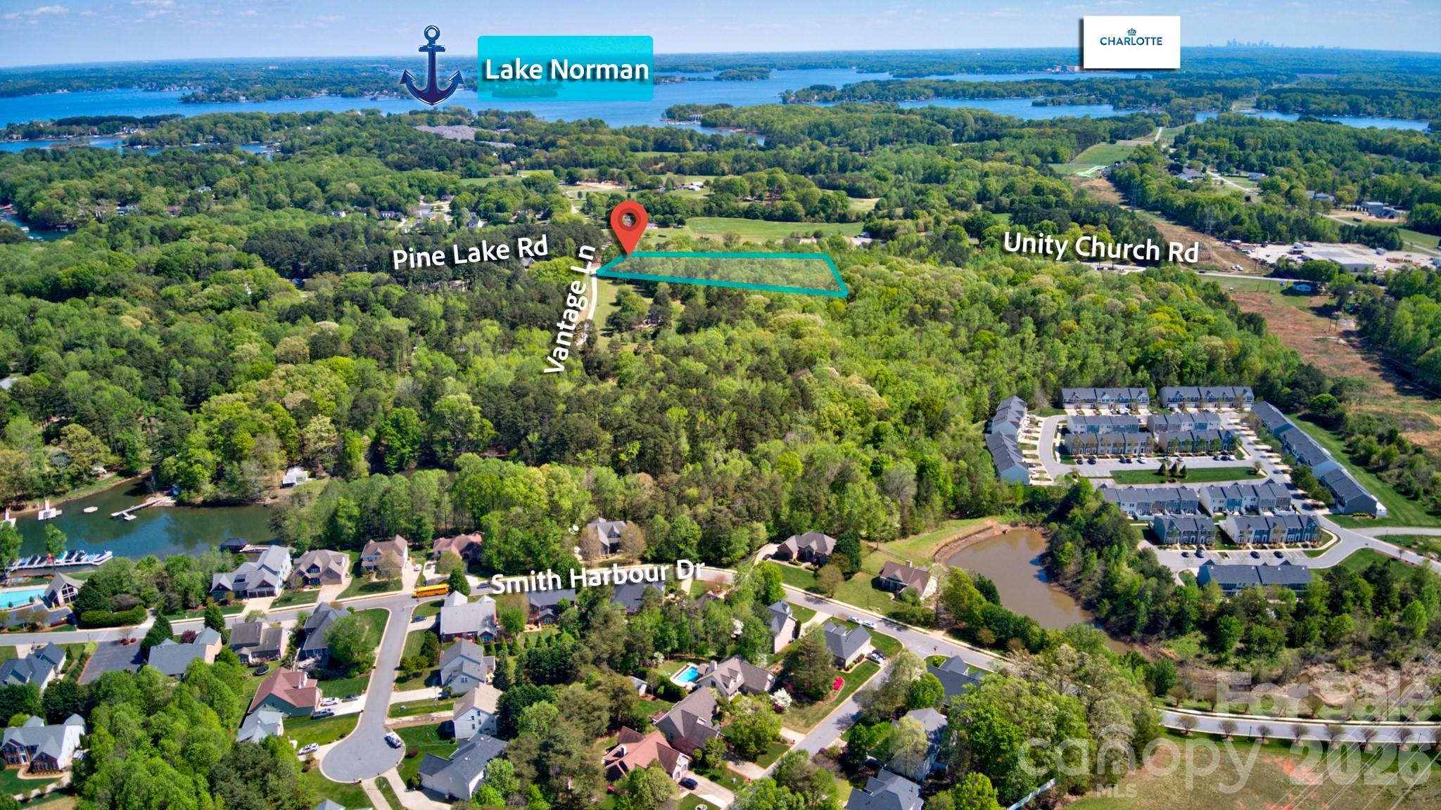 Build the lifestyle you've been dreaming of on this exceptional 2+ acre build-ready corner lot in one of Denver's fastest-growing and most desirable locations. Whether you're envisioning a custom home with room to spread out or seeking an investment opportunity with development potential, this versatile property offers endless possibilities. Enjoy the rare combination of privacy, usable acreage, and modern conveniences with public water, public sewer, electric, and natural gas already available—making the building process even more convenient. With no HOA restrictions, you'll have the freedom to design a home that reflects your vision and lifestyle. Positioned with direct access from Pine Lake Road, the property also presents an exciting opportunity for a small residential development with the potential for two or more homes, making it equally attractive for builders and investors. Experience the tranquility of country living without sacrificing convenience. Just minutes from Lake Norman, Highway 16, shopping, dining, medical facilities, marinas, parks, and everyday essentials, this location offers the perfect balance of peaceful surroundings and easy accessibility. Whether you're building your forever home or investing in Denver's continued growth, this is your opportunity! Please note: Lot outlines shown in photos are for illustrative purposes only. Please refer to the survey for exact property boundaries.