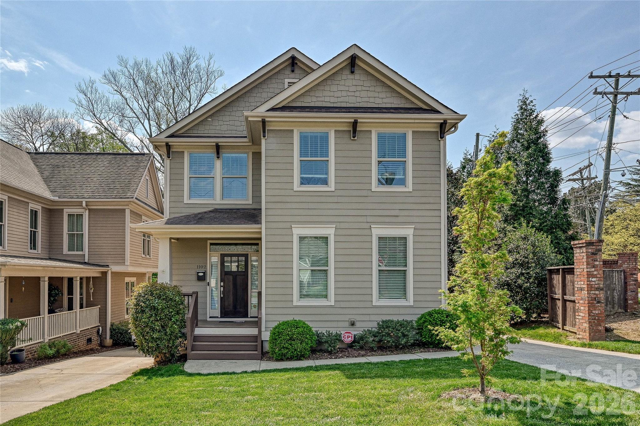Located in the highly sought-after Myers Park area near Freedom Park, this lovely home offers a modern open floor plan with gorgeous finishes throughout. The main level features site-finished hardwoods, granite countertops, and a neutral color palette that complements the abundant natural light, freshly painted and new carpet. Enjoy outdoor living on the sunny wood deck overlooking a tranquil side and backyard. Each bedroom includes its own en suite full bath, with an expansive owner’s suite offering exceptional space and comfort. Walk to Freedom park and green way, close to shopping and restaurants. Convent to area hospitals and Charlotte international airport.