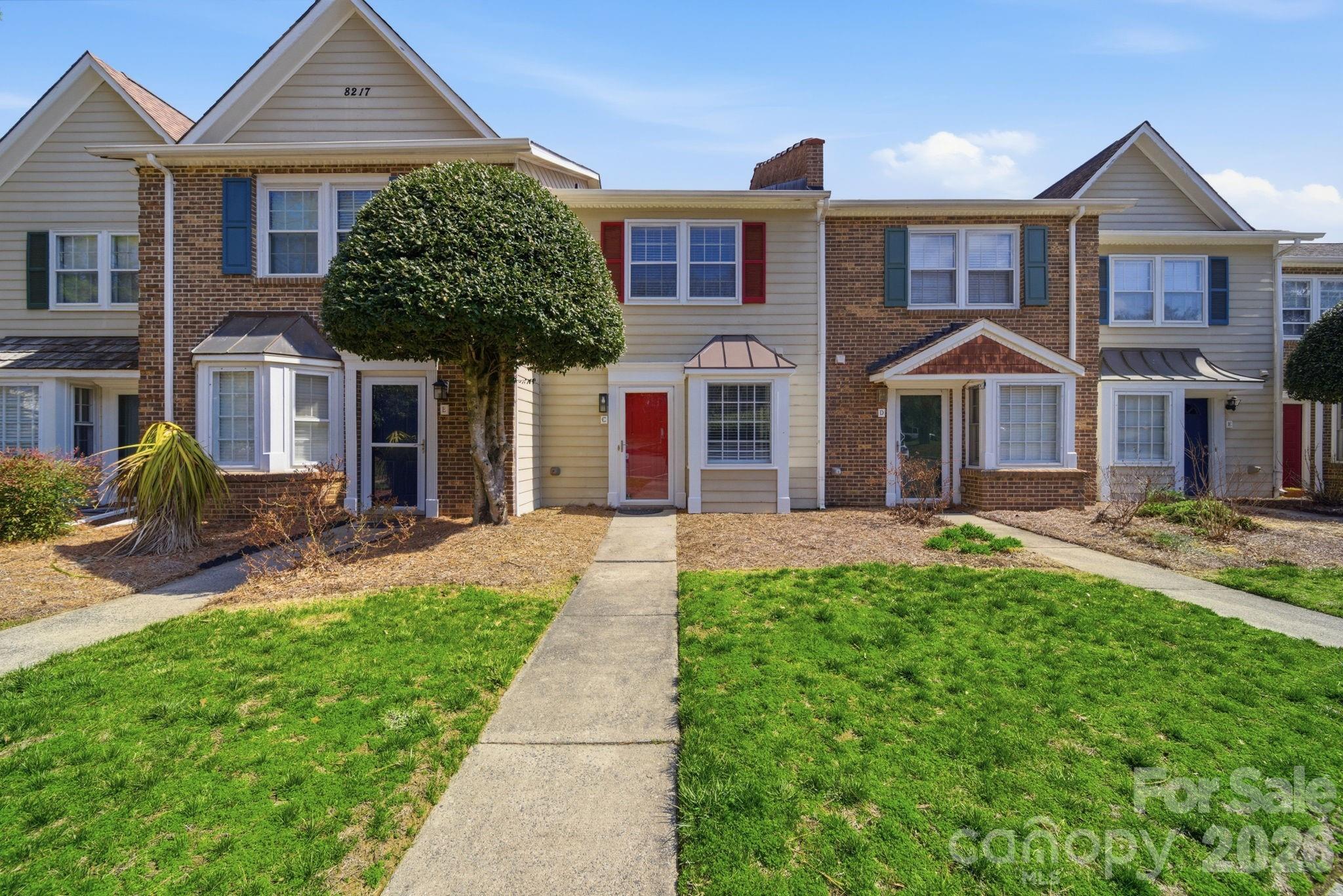 No car or just don't want to drive?? No problem! Welcome Home! Charming 2-Bedroom, 2.5-Bath Condo in Prime South Charlotte Location! This condo is so close to shopping, dining, hospitals, & McMullen Creek Greenway, The Bowl at Ballantyne & 485. New carpet, paint & LVP flooring! Open dining to great room with a wood burning fireplace. Step outside to a relaxing screen porch. Nice size bedrooms up with a private bath. Move right in! The heat-pump was replaced in 2024. Washer, dryer & refrigerator remain. Water is included in the HOA fee. Bring your offers!