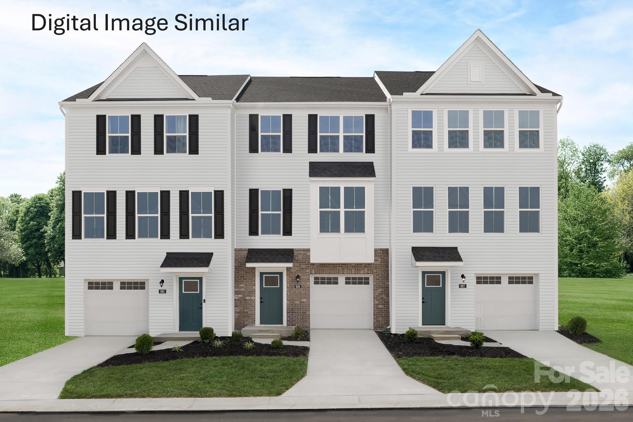 Great new townhome neighborhood located just off Tyvola Road, with easy 10 minute access to popular spots like LOSO, South End and Uptown!  The price, value and location is what makes Edenbrook so appealing!  Here you can own a spacious three-story townhome with 4 bedrooms, 3 1/2+ bath and a private 1 car attached garage.  The Aria floorplan boasts an open concept with large great room and kitchen island, perfect for entertaining!  This townhome come included with all appliances -stainless steel range, microwave, dishwasher!  There is still time to customize finishes - schedule your visit today!