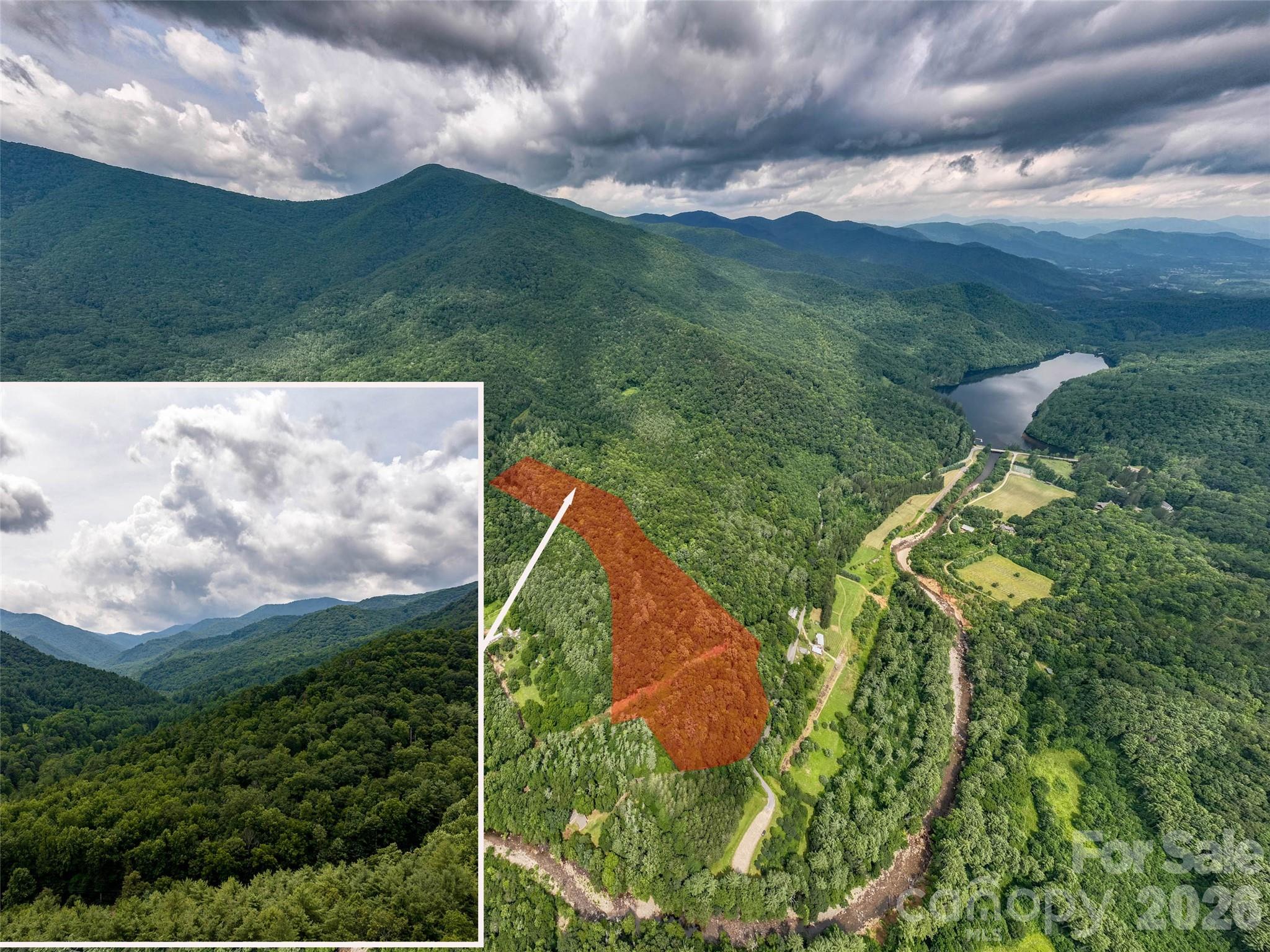 This phenomenal 14+ acre unrestricted mountain property on Lake Logan Road offers an incredible opportunity to own a large, private tract bordering Pisgah National Forest on two sides, including a scenic ridgeline boundary. The land features gentle to moderate topography with multiple beautiful potential homesites, making it ideal for building your private estate, mountain home, or family compound. A spring-fed branch flows through the property, while mature hardwoods and lush mountain laurel create a naturally park-like setting. Abundant hiking and camping opportunities are right out your back door, with direct national forest access enhancing the sense of seclusion and adventure. Just across the road lies a pristine mountain harvest trout stream, perfect for fishing enthusiasts. Native wildlife is frequently spotted throughout the acreage, adding to the rich, natural character of the land. Conveniently located with a deeded right-of-way off NC Highway 215, this property provides excellent access while maintaining peace and privacy. Whether you envision a private retreat, weekend getaway, or long-term family legacy property, this versatile unrestricted land delivers unmatched mountain living potential in a highly desirable Western North Carolina location. Buyer to verify all information.