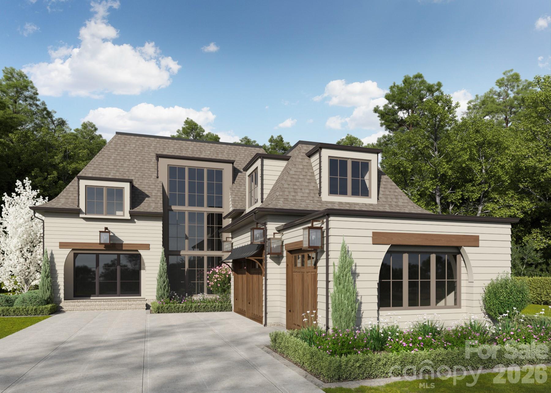 Introducing The Enclave at Alexander Road-An Exclusive 6-home Gated development offering privacy, luxury, & unmatched craftsmanship in one of the area’s most desirable locations. Each individual homesite is situated behind a gorgeous brick privacy wall and accessible by its own gated driveway entrance. This thoughtfully designed custom Linanne Home features our brand new Alley Gate plan with a fully finished Basement. The Alley Gate features a bright and open layout, spacious main-level primary suite, a culinary inspired Wolf and Sub-Zero kitchen package, huge kitchen scullery, and designer custom cabinetry. Additional highlights include a fully finished basement with a full guest suite and kitchenette, two covered rear terraces both with optional fireplaces, gorgeous white oak hardwood flooring and staircase, towering floor to ceiling windows flooding the main staircase with natural light, and an elegant trim package throughout. Energy Star Certified with a conditioned crawl space. Built with superior quality and timeless design that Linnane Homes is known for. Premier South Charlotte location located off the highly sought after Alexander Road area. Two homes are already sold and construction is well underway. Limited time left to customize your design selections. This home has been permitted and ready to go shaving critical time off of your custom home build. Special interest rate buy down programs available.