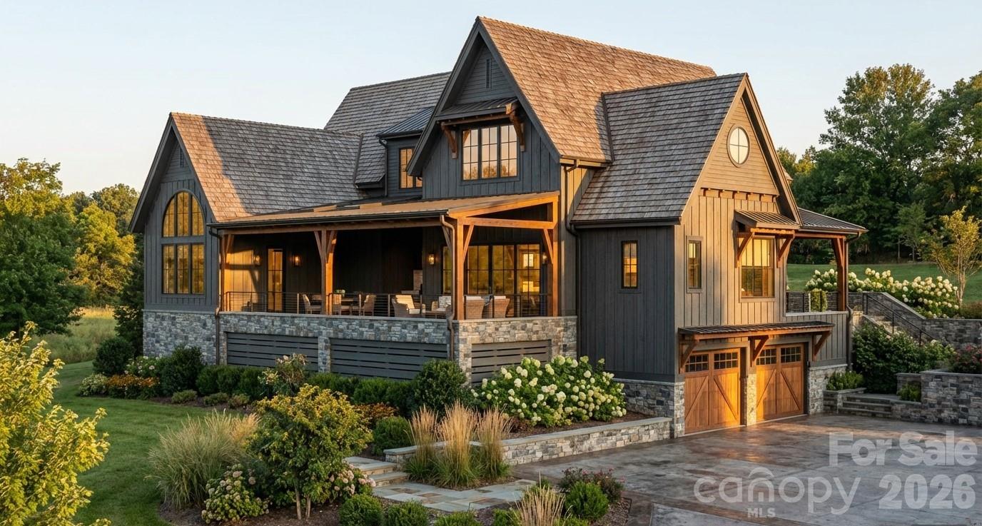 Discover exceptional craftsmanship and luxury design in this 3,340 sq/ft custom estate home on 4 picturesque acres with long-range mountain views. Built by Heavenly Homes—one of Houston’s most respected luxury builders—this residence at Fiori Retreats showcases high-end finishes, elegant architectural details, and a thoughtful floor plan tailored to mountain living. The main level features a grand great room with fireplace, dining area, designer kitchen, half bath, and a spacious laundry room with built-ins. The primary suite offers a large vestibule/sitting area, dramatic arched windows, dual walk-in closets, and a spa-like bath with soaking tub and oversized shower. Upstairs includes a second primary suite, third bedroom, large hallway with closets, and a beautifully appointed hall bath. A 1,200 sq/ft unfinished basement provides a workshop, sealed storage, and a two-car garage. Elevator shaft on all three levels. Expansive covered deck captures the views, completing this luxury mountain estate.
