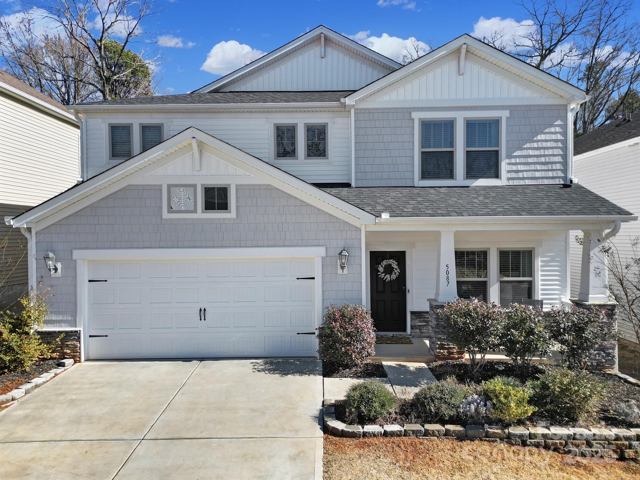This stunning home in Saxon Place offers a perfect blend of comfort and sophistication. Featuring neutral finishes and luxury vinyl plank flooring throughout the main level, this home is both stylish and practical. The main floor boasts a dedicated office space, a spacious living room with a cozy fireplace, and a large open-concept kitchen with stainless steel appliances and an oversized island. Upstairs, you’ll find four generously sized bedrooms, including a luxurious master suite with direct access to the laundry room for ultimate convenience. The versatile loft provides additional living space. Ample closet space on both levels ensures plenty of storage for all your needs. The backyard is fully fenced, nearly flat, and highly functional, offering endless possibilities. The generous covered patio enhances the outdoor experience, providing a comfortable space to enjoy and entertain. Don’t miss the opportunity to call this beautiful, move-in-ready home your own!