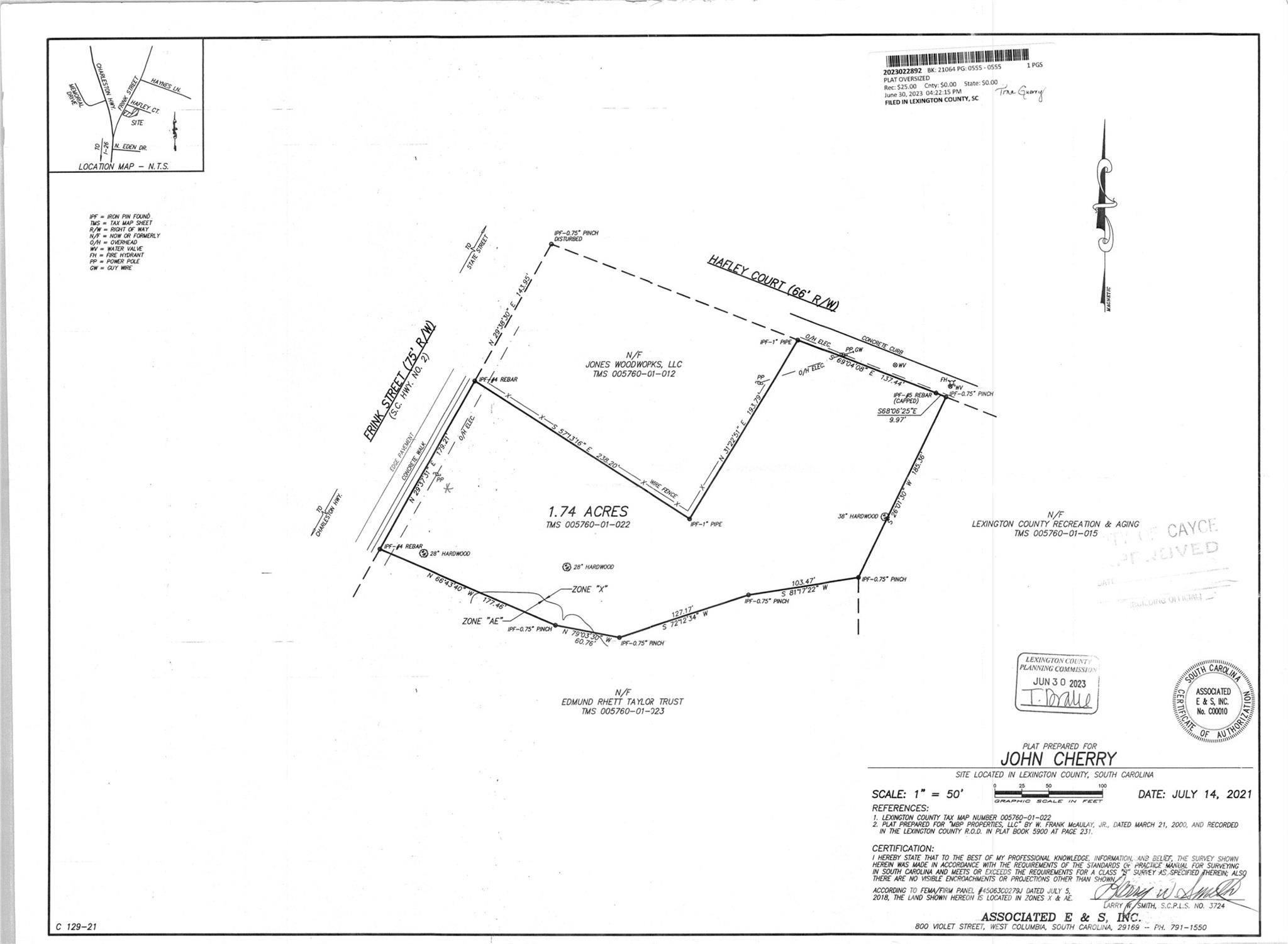 This Land is a must see! Commercial Lot For Sale in the beautiful Historic city of Cayce SC. Land consist of 1.75 acres of land located on Frink St. Land is zoned for Commercial-NEC. There is utilities access and water and sewer. If you are looking for land to develop a  commercial build to provide various services for local communities then look no further. This commercial lot is the perfect location for your business. There are portion of the land that has been cleared.