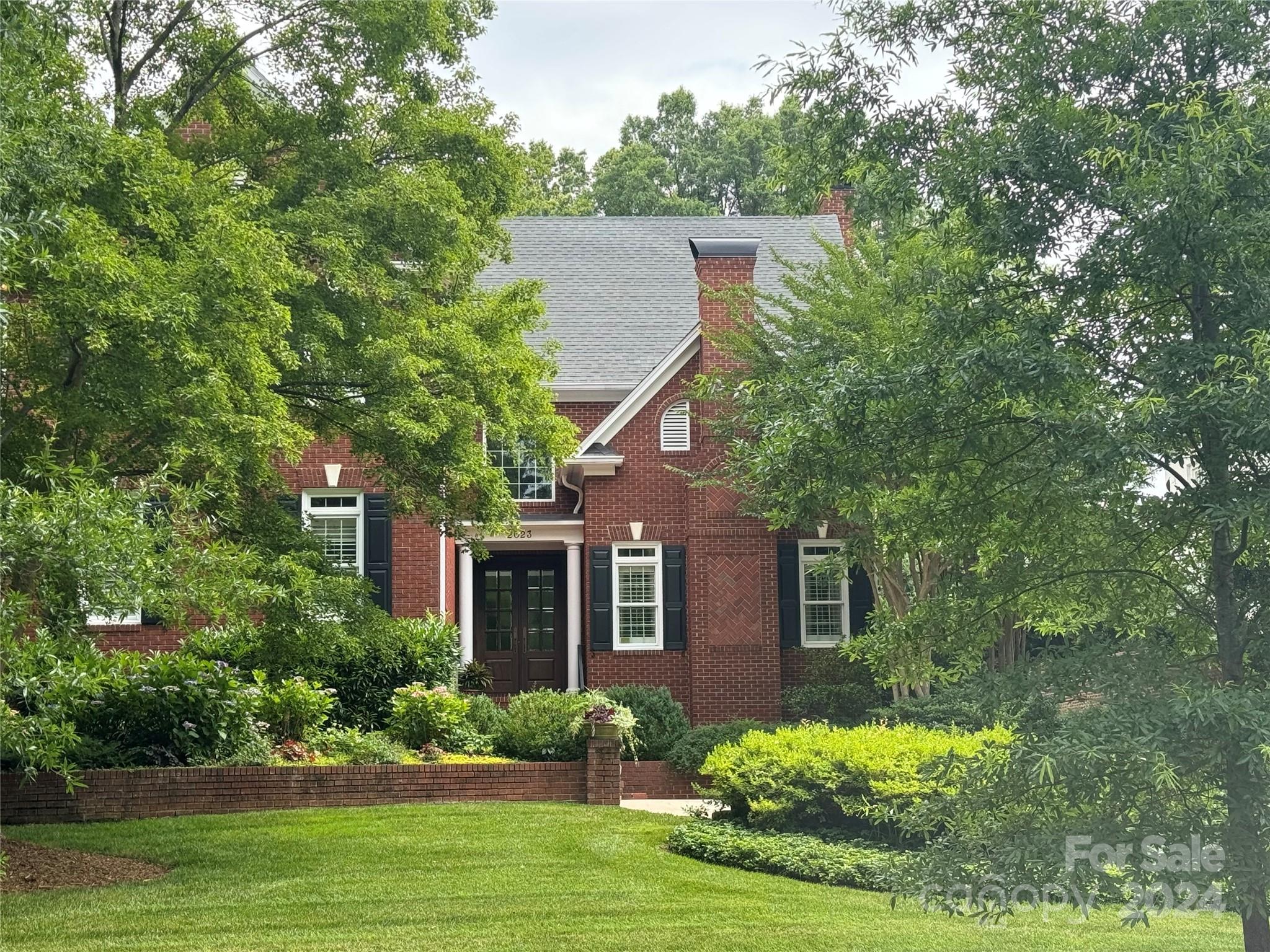 Beautifully maintained and updated home in Myers Park. Gorgeous landscaping and outdoor space. One primary bedroom downstairs and one upstairs, also refrigerator and microwave upstairs; ample garage and parking, lots of office space, playroom and home theatre! Please refer to attached "Noteworthy Features" for all the great things about this home! This home was added on to in 2006.