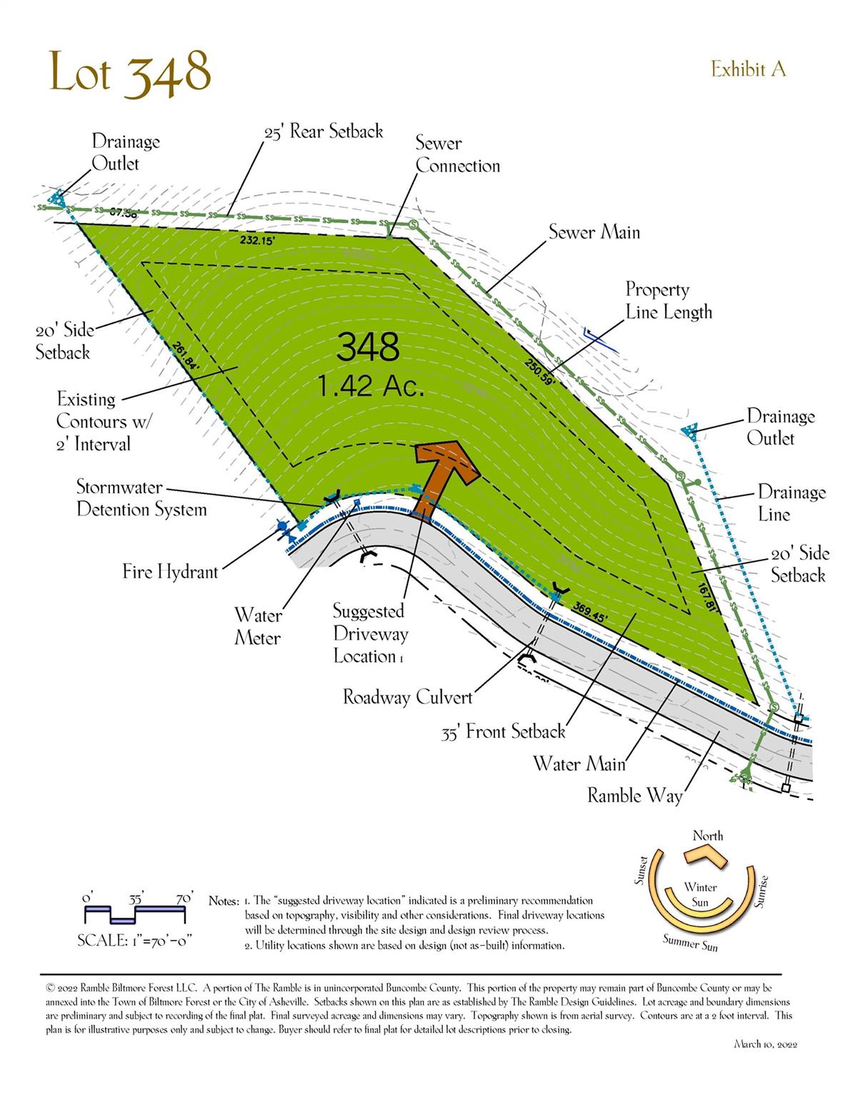 In the heart of the Ramble Biltmore Forest, a gated community on pristine property that was formerly part of the Biltmore Estate®, this homesite is conveniently located in the middle portion- making it a short walk to the Living Well Center.  The Ramble offers homesites in a community that focuses on high levels of architectural detail to those who appreciate not only fine homes, but a lovely home setting in a natural wooded environment.  Community amenities include miles of hiking trails, parks, Living Well Center complete with outdoor heated saline swimming pool, tennis, bocci and pickleball courts, fitness center and more.  Additional homesites are available.
