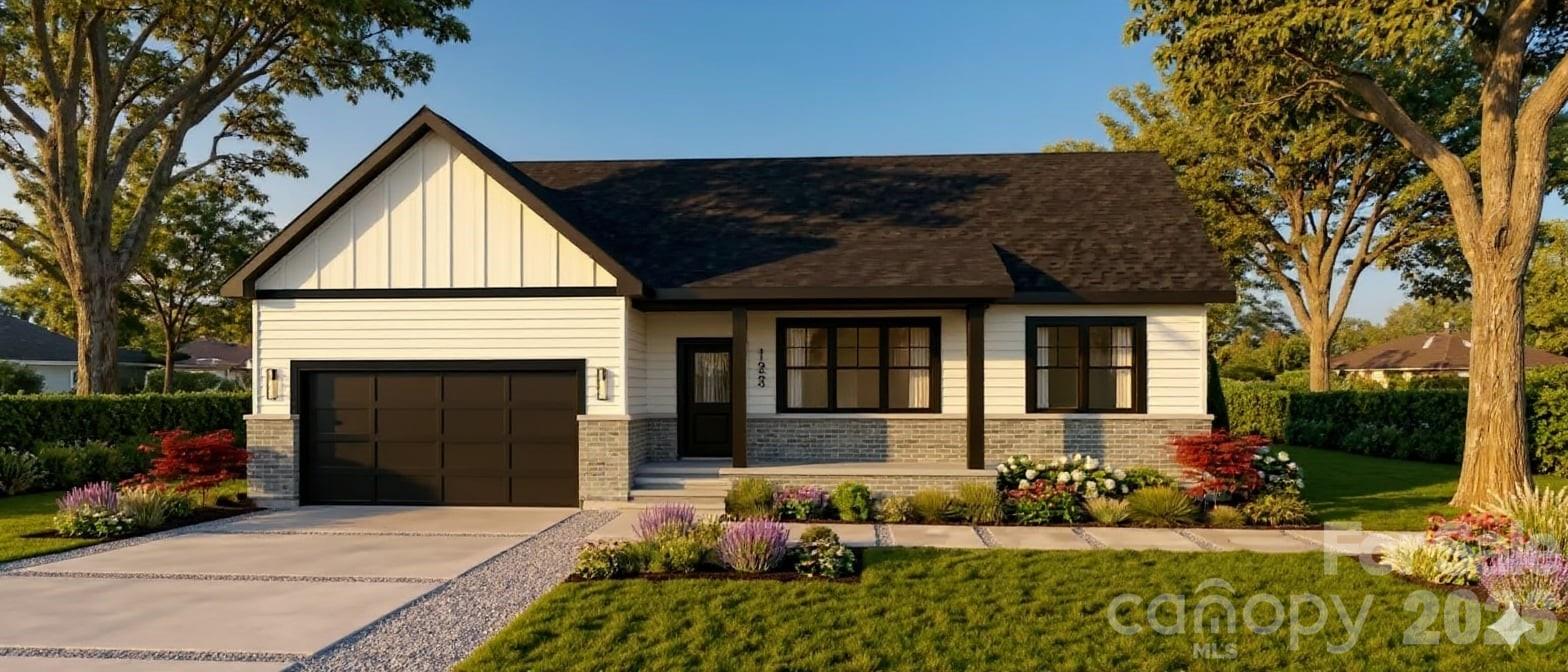 Welcome to a custom built home that delivers the kind of quality, layout, and finish level buyers immediately notice the moment they walk through the door. Offering 3 bedrooms, 2 bathrooms, and 1,827 heated square feet, this home sits on a spacious .57 acre lot that provides the breathing room and privacy today’s buyers are looking for.

Built with a cohesive vision and attention to detail throughout, this is not your typical cookie cutter construction. Every home in the community is thoughtfully designed to create a clean, elevated streetscape with consistency in quality and appearance from beginning to end.

The exterior makes a strong first impression with a beautiful brick veneer front elevation, modern lines, black windows, and a bold, upscale presence. Inside, you will find 12mm luxury vinyl plank flooring throughout, installed over an Advantech quiet subfloor system that creates a noticeably solid and durable feel underfoot.

The kitchen was designed to be both functional and visually striking, featuring quartz countertops, soft close cabinetry, and black accent finishes that tie seamlessly into the lighting and fixtures carried throughout the home. The open concept layout creates effortless flow between the kitchen, dining, and living spaces, making the home ideal for everyday living and entertaining alike.

The primary suite offers a spacious bedroom layout along with a large walk in closet that provides ample storage and functionality without sacrificing comfort. Energy efficient Jeld Wen windows and sliding doors allow natural light to pour into the home while maintaining comfort and efficiency year round.

Step outside to a covered concrete patio overlooking the backyard, creating the perfect space to relax, entertain, or simply enjoy the added privacy your lot provides. A full 2 car garage completes the home with the functionality and storage space every homeowner needs.

***ETA on Completion Date is 07/24 and Professional pictures will be taken on 07/25 and updated***

This home represents the next step in something bigger. It is one of the early releases in the Rodger’s Estates Subdivision, a 44 home community where every home is custom built with a unified design standard and attention to detail throughout. This is home number 6 of 44, and the momentum is just getting started.