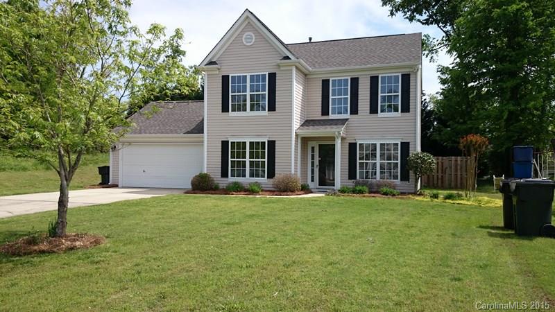 This is the one you’ve been waiting for!  This great two story home has been nicely renovated and sits on a mostly private level lot nestled by the trees. Freshly painted &  new carpet inside, pressure washed outside with a new roof this year. 3 bed 2.5 bath home with formals, eat in kitchen and family room. Out back enjoy the privacy fenced back yard and patio. Home also has 2 car garage with GRDR opener. Ceramic Tile in kitchen and baths.  All appliances to remain.