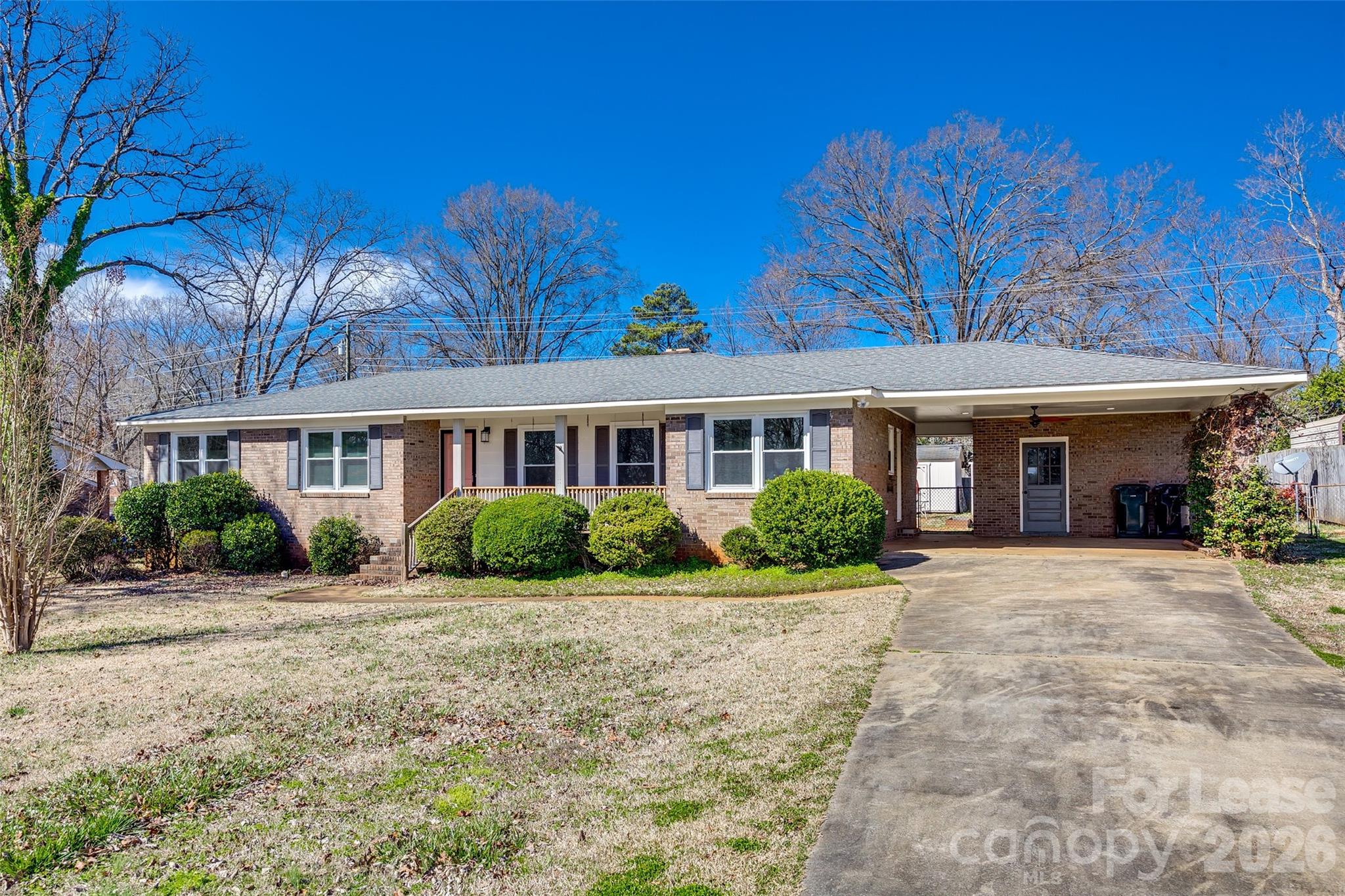 Charming 3-bedroom, 2-bath brick ranch offering comfortable single-level living. This home features a spacious layout, abundant natural light, and classic brick exterior for timeless curb appeal. Enjoy outdoor living on the screened-in back porch overlooking a fully fenced yard—ideal for relaxing or entertaining. The backyard also includes a pool, with owner-paid pool maintenance provided during pool season from May through Labor Day.

Additional features include a carport for covered parking, with laundry facilities conveniently located in a designated room within the carport. Designed for easy living with thoughtful indoor-outdoor flow, this home offers both privacy and functionality in a desirable setting.