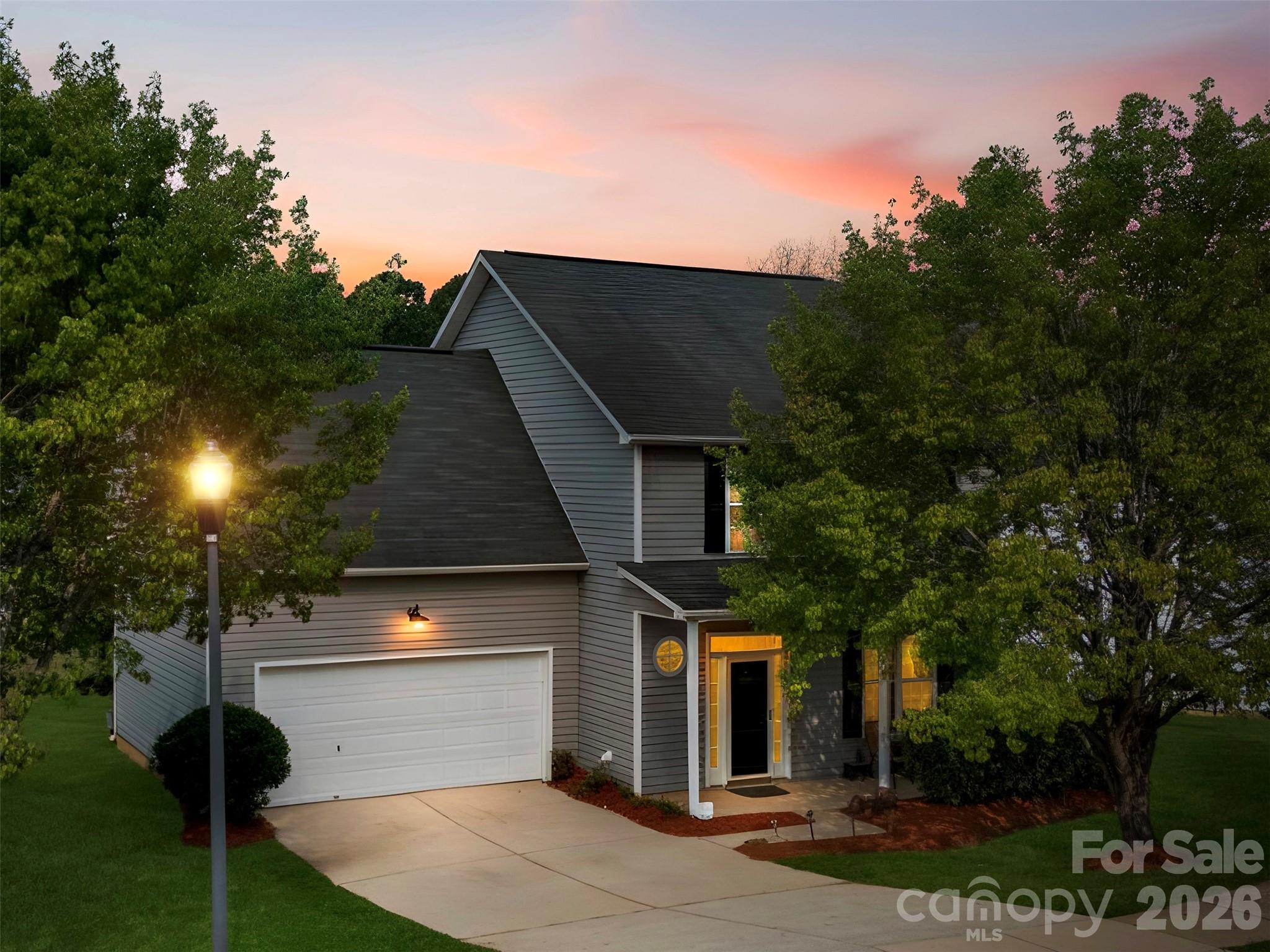This inviting 4 bedroom, 2.5 bath home is filled with natural light and features practical storage throughout the entire home. The kitchen has been recently updated with marble countertops featuring a waterfall edge, along with newer stainless steel appliances, a breakfast nook and a pantry. The open-concept living area features a cozy gas fireplace, offering a comfortable space for everyday living and fun gatherings alike. The dining room offers a comfortable place to land and enjoy your meals after a long day. A half bathroom and two-car garage complete the main floor. 

Upstairs, you’ll find three bedrooms plus a large, versatile bonus room with a closet, easily used as a fourth bedroom, bonus room, home office or kids play area. The expansive primary suite offers a comfortable retreat, featuring tall ceilings, walk-in closet, and a spacious bathroom with a step-in shower and soaking tub. Outside, you'll find a large backyard with privacy trees, as well as a paved patio, ready for summer gatherings, BBQs and more!

Located in Catawba River Plantation, residents enjoy access to a large community pool and a peaceful setting with a convenient commute. Just minutes to 485, only 15 minutes to CLT, 10 minutes to the Whitewater Center, and close to grocery stores, shopping, dining, gyms, and everyday essentials. Schedule a tour today!