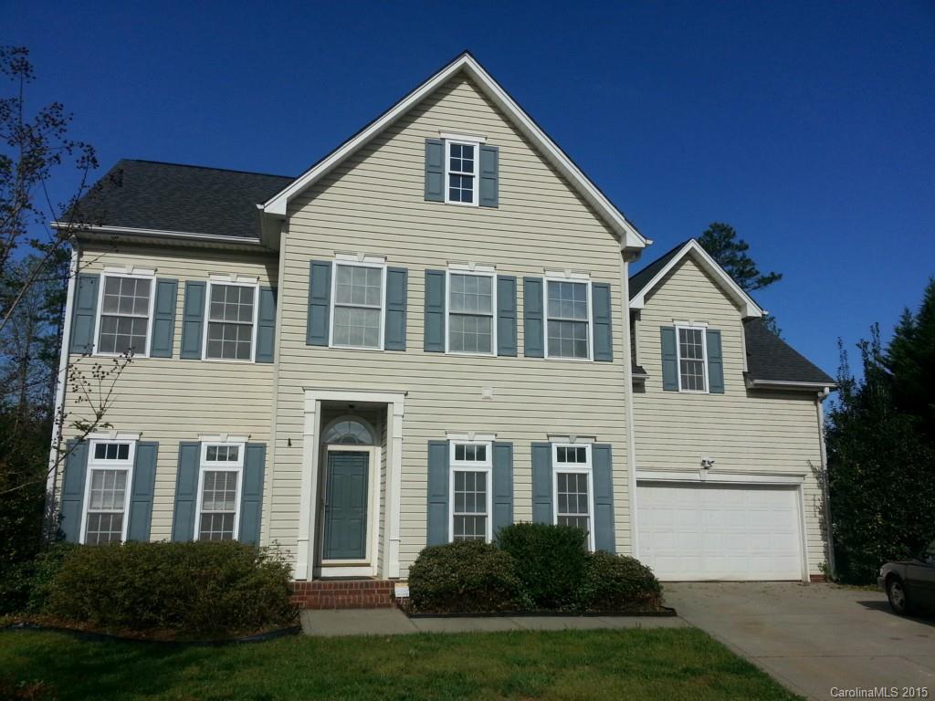 Best location at the back of a cul de sac with a large, totally private back yard and large back deck. The two story foyer  has hardwood floors. There is a large breakfast area off the kitchen with a wall of windows looking out over the back yard.  Upgrades include transom windows, crown moldings and light fixtures. Attic storage off bonus room. Located in the Lake Wylie community of Mill Creek Falls close to public boat launch areas, waterfront restaurants, shopping and commerce.