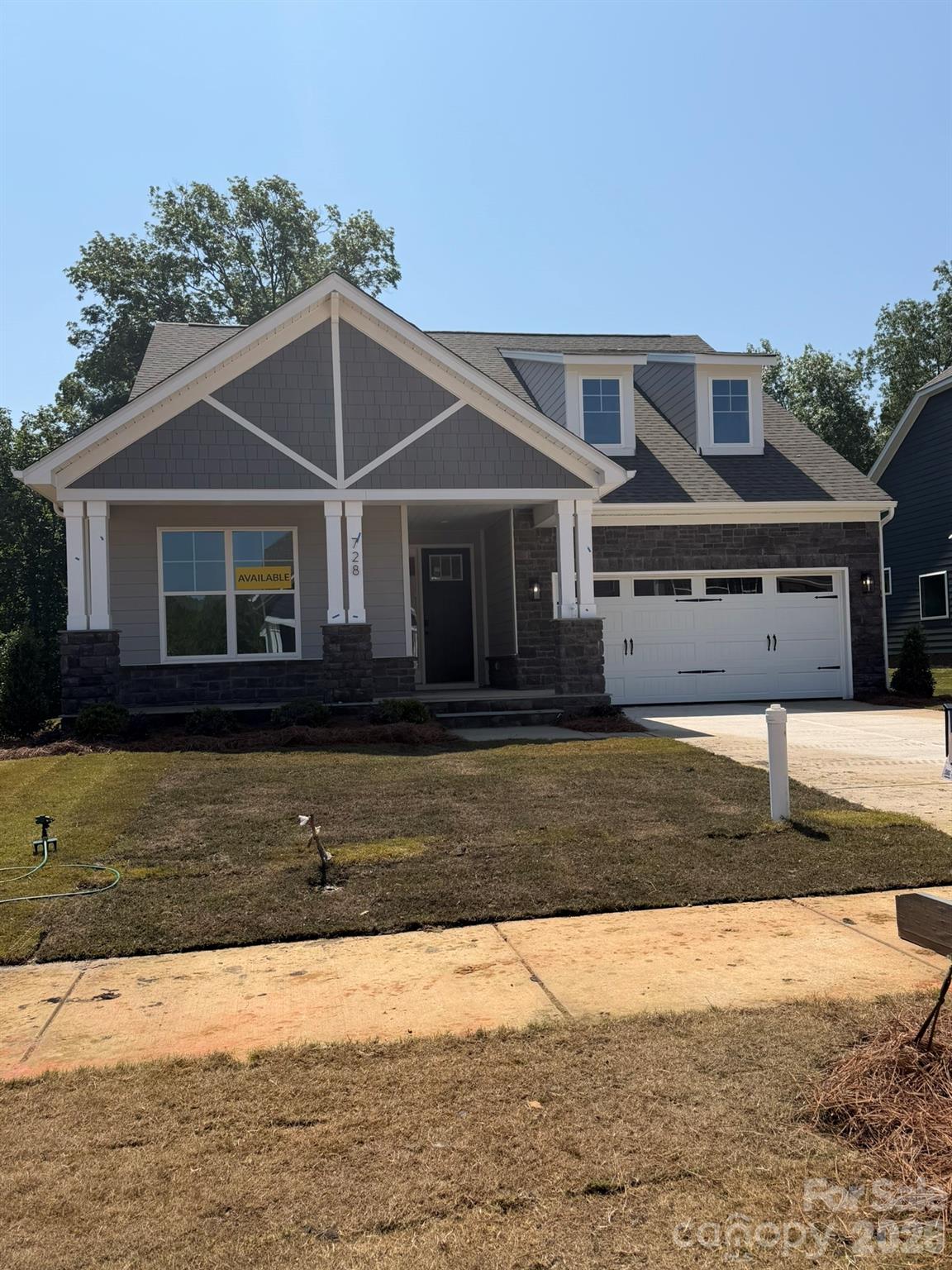 Welcome to a new construction close to Catawba River! This 1.5-story Mayfair plan offers 4 bedrooms, 3 full baths, and more than 2,500 square feet of living space. Enjoy easy main-floor living with the primary bedroom with tray ceiling & large walk-in closet, primary bathroom with luxury shower, family room with gas fireplace, breakfast area that walks out to a covered deck, and an office with French doors. The kitchen has white cabinets and white quartz counters along with a tile backsplash and stainless appliances. The main floor also includes a secondary bedroom, a full bath with 4-ft shower, mud room with a beadboard drop zone, and the laundry room. The upper floor has two bedrooms, each with a walk-in closet and access to a shared full bath, and an unfinished storage space. Other wonderful extras include a foyer with tray ceiling and upgraded trim and Enhanced Vinyl Plank flooring. Visit today and find out more!