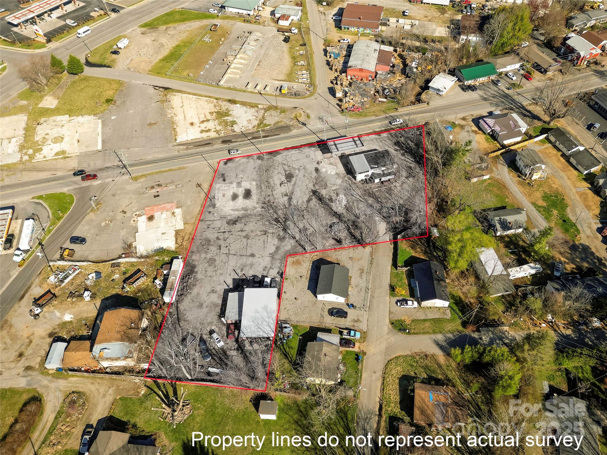Prime location! Minutes from major highway featuring  1.34 acre flat land. High traffic count of approximately 13,500 average daily total. In town redevelopment opportunity on three lots in the South Main Street area.  These properties are located in the South Main Business District and has the widest allowed uses of any district in Waynesville.  Great opportunity for a restaurant, bank, convenience store, gas station, retail space, and more.   Plant your business / office at this prime location and watch it grow at this hustling, bustling gateway into Waynesville, around the corner from super Walmart, Ingles, Belks, Best Buy, Michaels and others in shopping center.

This is a court ordered commissioner sale as is where is and all inspections should be completed before submitting an offer.  All offers subject to a 10 day upset bid period.
