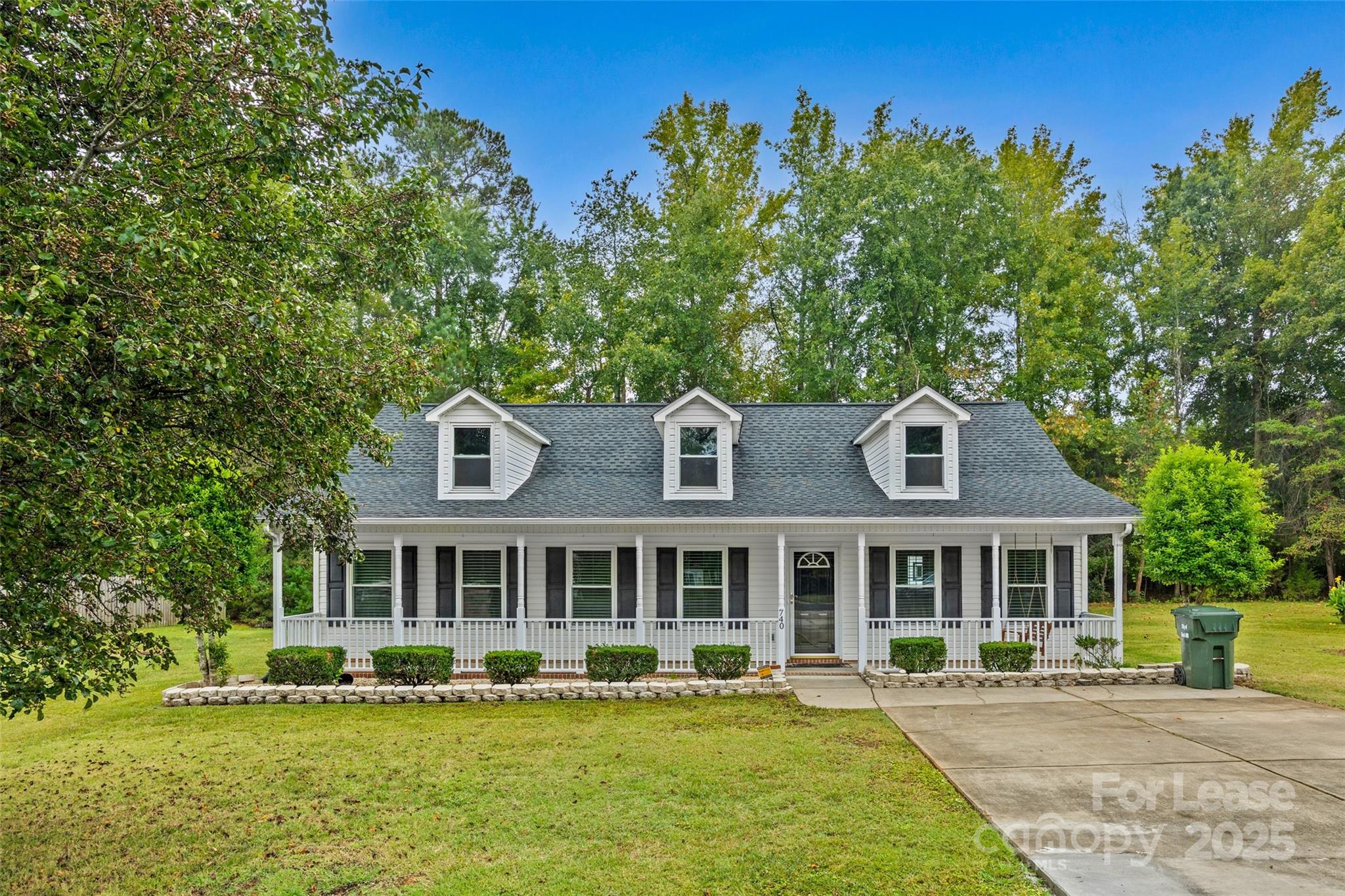 Beautiful 3-bed, 2-bath home in Hallmark Glen of Rock Hill! This well-maintained home has fresh paint and new carpet. The kitchen and dining room are open with a breakfast bar. The kitchen has ample cabinet, counter space, and a pantry. The great room is spacious with a vaulted ceiling and a gas fireplace. The primary bedroom is spacious with a WIC, tray ceiling, and an ensuite bath. The primary bath features a double sink vanity and a step-in shower. The nicely sized two secondary rooms share a full hall bath. The back patio and back yard back up to trees for privacy and offer a small shed for storage. Lawn care is included. Pets conditional. **No Cats**.