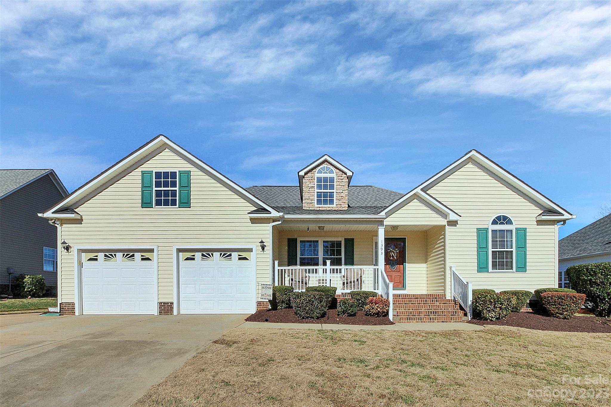 This well-maintained ranch home located in StoneRidge is back on the market at no fault of the Seller - Buyer financing fell through right before closing! As you enter this split floor plan, you will be welcomed by a spacious living room the features vaulted ceilings and gas fireplace. Off the living room is the dining room with double trey ceiling along with the spacious kitchen that offers an abundance of counter space and cabinets and an island. Off the dining room is a sunroom with vaulted ceilings and an enclosed porch that can easily be converted into a four season room and/or a screened porch. Owner's Suite features a trey ceiling, walk-in closet, and double sink vanity plus upgraded walk-in shower in the ensuite. Enjoy relaxing and entertaining year round in the heated swimming installed 10/2021! Lots of patio space with a designated area for a fire pit. Upgrades: disposal + windows 09/2020, HVAC 08/2016, water heater 01/2019, microwave 05/2018.
