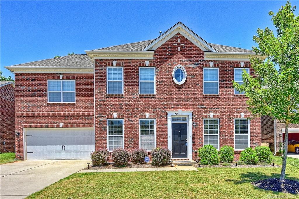 Lovely full brick two story located on a quiet street backing to woods for privacy.  Great fenced back yard.  Fantastic kitchen  with granite counters and tile backsplash.  Oversized great room with lots of windows and fireplace opens to dining room and spacious kitchen w/ lots of storage and cabinetry.  Two car garage has garage door opener and one remote. Master bedroom is large with nice master bath with walk in shower and garden tub.  3 large secondary bedrooms. The 4th BR could be bonus rm.