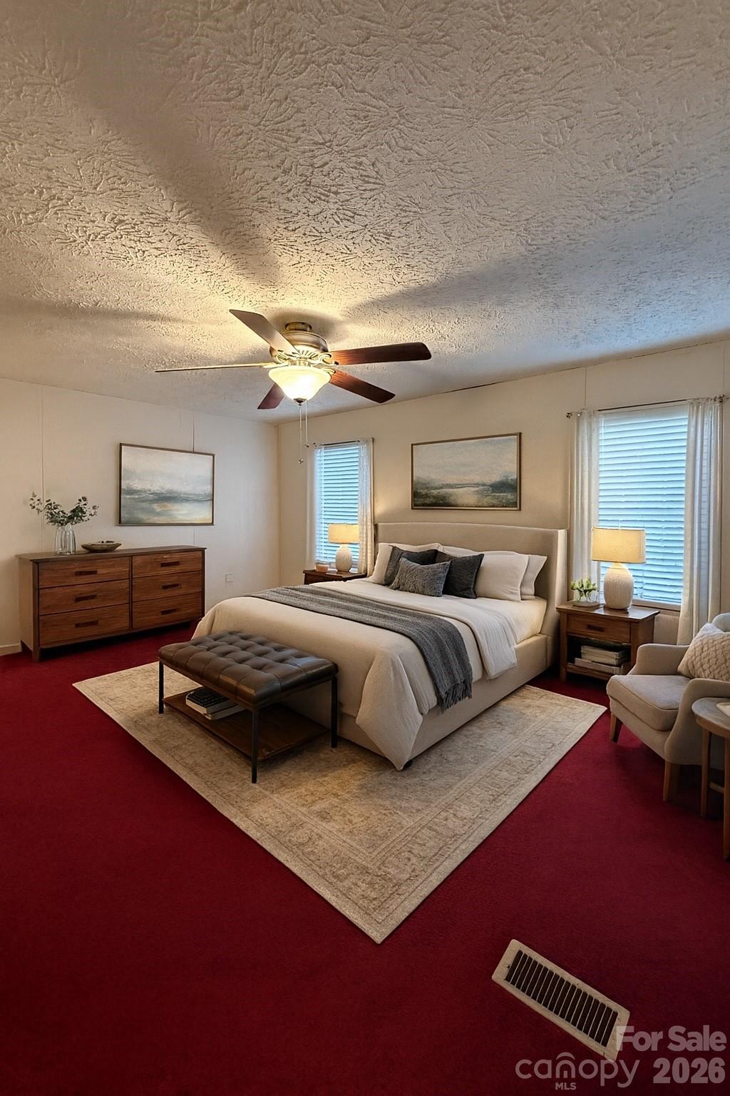 Discover peaceful living in this well-maintained 1997 manufactured home, sold with TWO parcels totaling over 2 acres. The home sits on the front lot while the back lot offers beautiful wooded privacy! Perfect for expansion, outdoor living, or recreation.

This move-in-ready property features 3 bedrooms, 2 full baths, 2 living rooms, an office/flex space, dining room, kitchen, and laundry room. Major system updates include a roof (2020), HVAC (2022), and hot water heater (2022). Kitchen and dining room flooring replaced 2 years ago.

All appliances stay—washer, dryer, refrigerator, gas stove, and dishwasher. Enjoy the convenience of county water plus a functioning well, and the added bonus of a storage building.

Located in a quiet cul-de-sac with plenty of room to spread out, this property is being sold as-is and offers incredible potential for homeowners or investors seeking land, space, and major updates already completed.