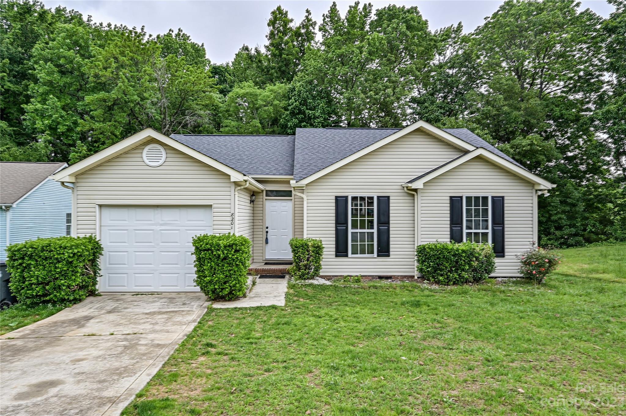 Don't miss your opportunity to purchase this beautifully renovated ranch in a desirable location!  Seller recently painted and replaced the flooring as well as replaced a new microwave and oven (4.23).  Great cul-de-sac lot for a quiet and peaceful living space.  Conveniently located to US-74 as well as I-485.  DON'T MISS OUT!
