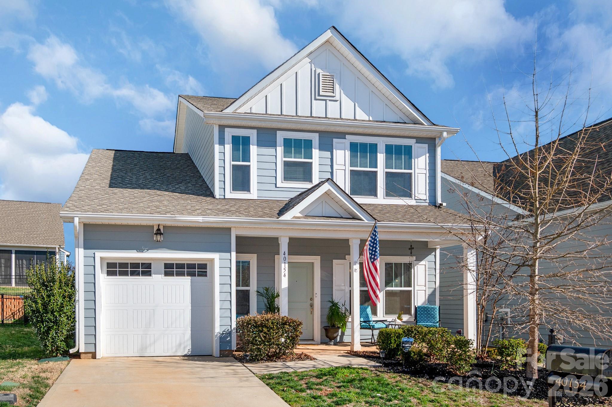Welcome to this lovely home located in the desirable Edgewater community in Lancaster, SC. This residence offers 3 bedrooms, 2.5 bathrooms, and a fully fenced backyard, providing both comfort and privacy.

As you enter the home, you’re greeted by a formal dining area, perfect for hosting family gatherings or special occasions. The space flows seamlessly into the kitchen, which features a large island ideal for entertaining, ample cabinetry, and an open layout overlooking the living room with a cozy fireplace—the perfect place to relax and unwind.

The primary bedroom is conveniently located on the main level and features an ensuite bathroom, along with easy access to the main-floor laundry room, offering everyday convenience.

Upstairs, you’ll find a spacious bonus area that can easily serve as a game room, movie room, home gym, or playroom—the options are truly endless. Two generously sized bedrooms, one featuring a large walk-in closet, as well as a full bathroom conveniently located nearby. Just off the bonus room is an unfinished space currently used for storage, which could be fully finished to create a fourth bedroom, home office, or flex space.

Step outside to your private backyard retreat, complete with space to relax by the firepit, read a book, or entertain guests—your own outdoor oasis. The front and side yards have sprinklers installed and as an owner you'll enjoy the benefit of lawn maintenance. 

Beyond the home, Edgewater offers outstanding community amenities, including a resort-style swimming pool, clubhouse, walking trails, playgrounds, and sports courts, creating a vibrant and active lifestyle for residents. Plus, you’re just minutes from shopping, dining, and the popular Brickwood Restaurant, making it easy to enjoy great food and local favorites close to home.

This home truly offers the perfect blend of comfort, flexibility, and community living—don’t miss the opportunity to make it yours.