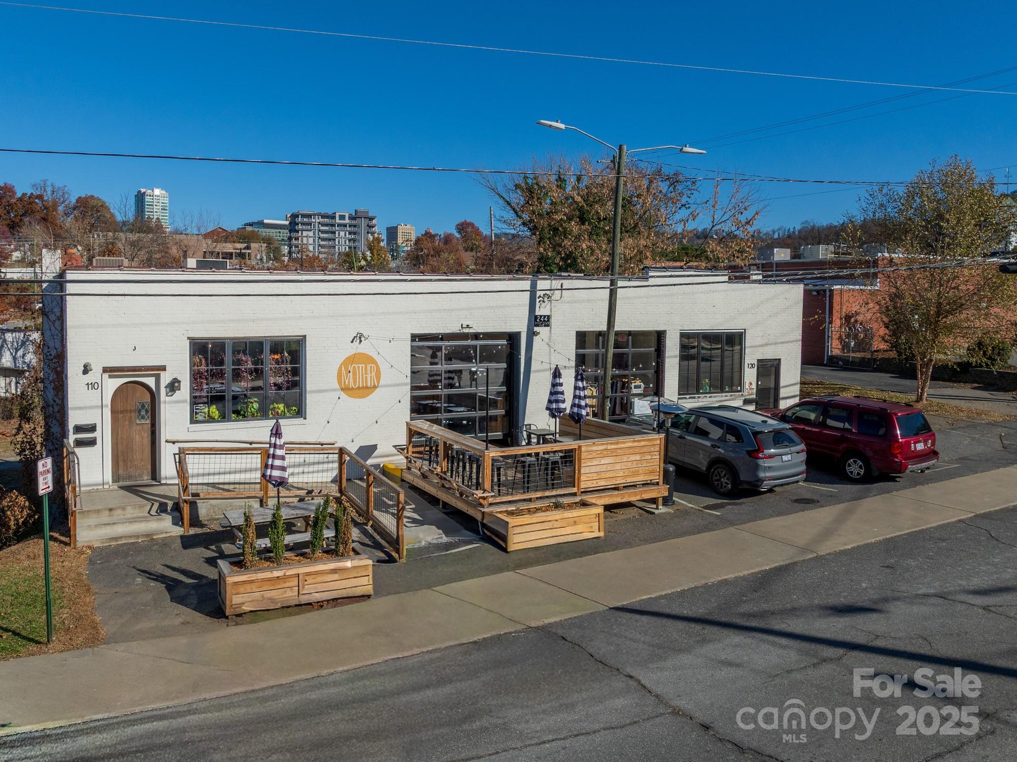 DPA is pleased to present 244 Short Coxe Avenue, a fully leased multi-tenant commercial building in downtown Asheville’s South Slope (Central Business District). Built in 1930 and extensively renovated with modern amenities, the 6,800 square feet building is subdivided into 4 commercial units. Prominently fronting Short Coxe Avenue, the building is anchored by a full service café and bakery (Suite 110) and a beauty salon (Suite 120). The lower portion of the building features a vintage clothing/tattoo retail shop (Suite 130), an artist studio (Suite 140), and excess outdoor space.

Please reach out to broker for additional information.
Do not disturb Tenants.

**Highlights**
•Freestanding Commercial Building in Prime South Slope Location
•On-Site Parking with Excess Acreage
•Central Business District (CBD) Zoning
•Fully Leased: 4 Tenants, NNN Leases with Annual Increases
•Generating approx. $150k annually (2025)
•Close Proximity to Downtown, River Arts District, Mission Hospital and future Novant Health facility
•Easy Access to Biltmore Avenue and I-240
•Surrounded by Local Breweries, Restaurants, and New Development