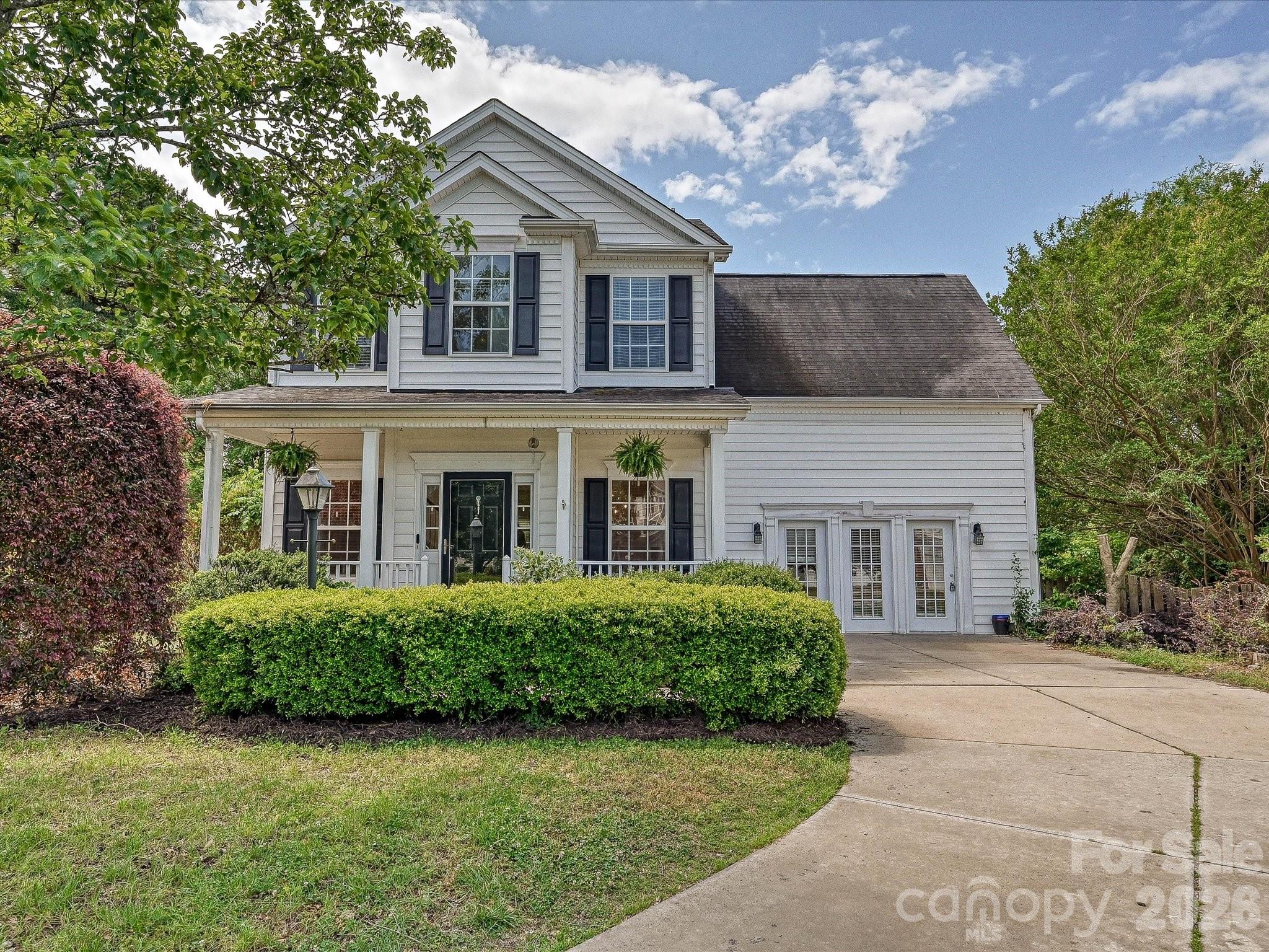 Fresh, clean, and move-in ready! This spacious Charlotte home is tucked away on a quiet cul-de-sac and offers 3 bedrooms, 2.5 baths, and over 2,300 square feet of flexible living space. The entire home has been freshly painted, and the upstairs features brand-new carpet, creating a bright and updated feel throughout.

A former model home, this property offers a unique and versatile floor plan with additional finished living space on the main level where the garage would typically be. This area is ideal for a home office, playroom, workout space, or flex room. The main living area is warm and inviting, featuring a cozy fireplace that serves as a natural gathering spot.

Upstairs, you will find all three bedrooms, including the primary suite with its own private bathroom. A large second-level bonus room provides even more space for a media room, game room, or additional living area.

Step outside to enjoy the large, fully fenced backyard, perfect for entertaining, outdoor dining, pets, or everyday enjoyment. The back deck offers a great spot for relaxing or hosting friends and family. With fresh updates, a versatile layout, and a desirable cul-de-sac location, this home is one you will not want to miss.