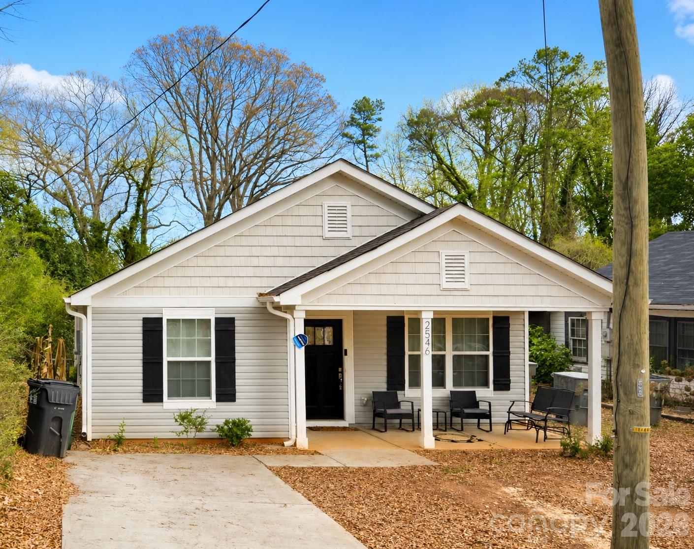 Lease purchase opportunity available for qualified buyers! Welcome home to modern comfort, stylish finishes, and a convenient Charlotte location close to Uptown, Charlotte Douglas Airport, dining, entertainment, and major highways. This beautifully designed 3-bedroom, 2-bath home offers an open layout perfect for both relaxing and entertaining, creating an exciting opportunity for buyers seeking flexibility on the path to homeownership.

The kitchen flows seamlessly into the main living area and features granite countertops, stainless steel appliances, abundant cabinet space, and a large island ideal for gathering with family and friends. The spacious primary suite includes a private bath and walk-in closet, while the covered front porch and wooded surroundings create a peaceful outdoor setting.

Constructed in 2020, this newer home offers low-maintenance living with a modern design throughout. Home warranty included. As an added bonus, the seller is offering the buyer the opportunity to customize the outdoor space with possible lawn seeding, landscaping improvements, or a landscaping credit with an acceptable offer.