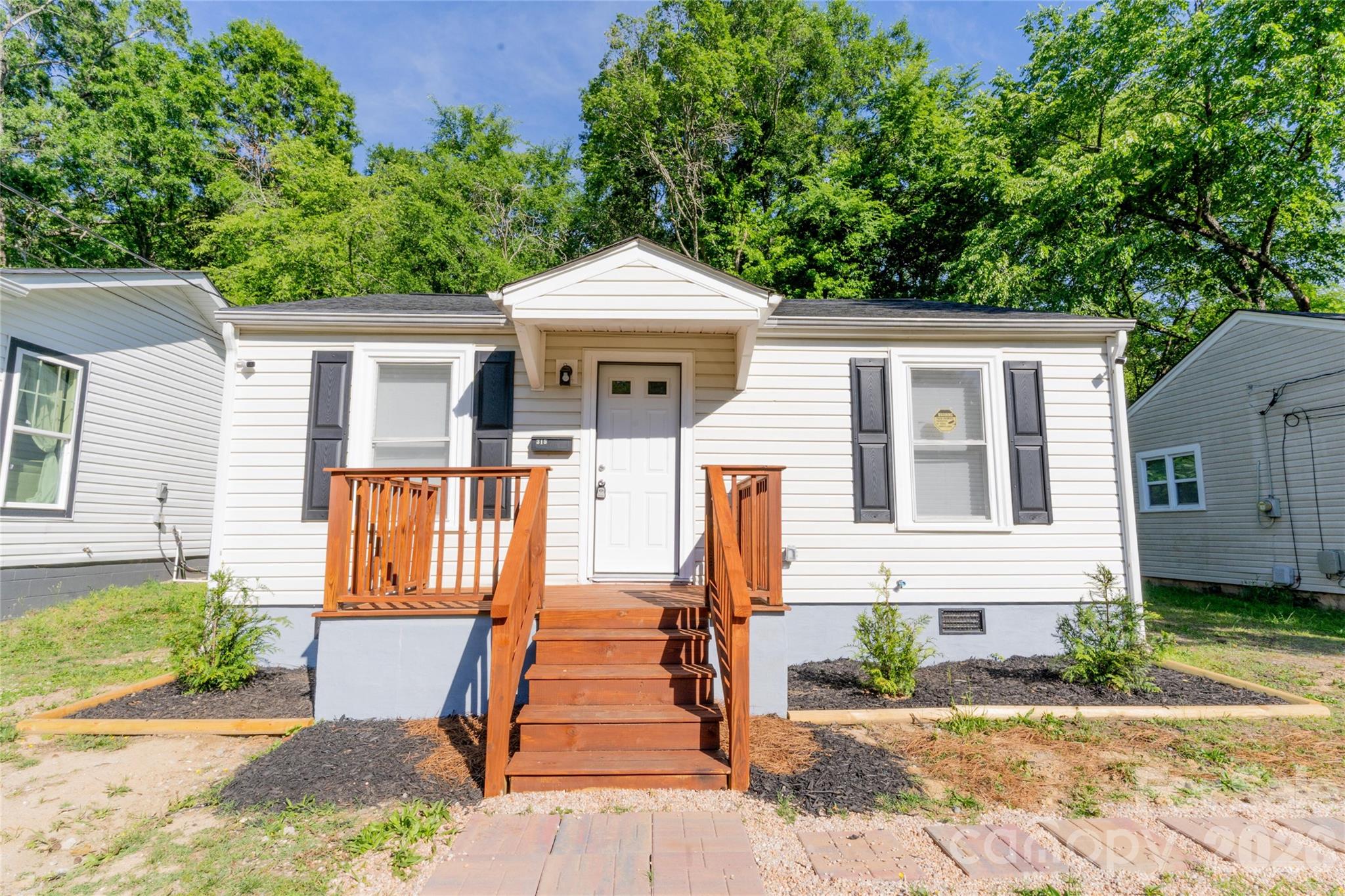 Welcome home to your beautifully renovated retreat just minutes from Downtown Concord. This charming home has been thoughtfully updated with love and attention to detail. Major upgrades include a New: roof, plumbing, central ac, electrical panel, doors, flooring, baseboards, closets, lighting, countertops, laundry hookups, water heater, and a fully remodeled full tile bathroom featuring a luxurious rain shower.

Step outside and enjoy your private backyard oasis with natural wooded views and no rear neighbors. Relax on the back porch surrounded by peaceful nature and enjoy the serenity this home has to give.