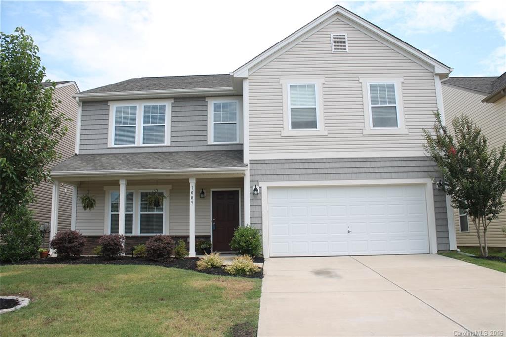 Beautiful 2 Story Craftsman home with covered front porch and patio in the back.  10 minutes from shopping and I-77 access, great school and parks within walking distance of the house. Bonus room and laundry upstairs, large closets in each of the bedrooms. Landscape lighting and wonderful fireplace outside.  Move-in Ready! $2000 Carpet Allowance.