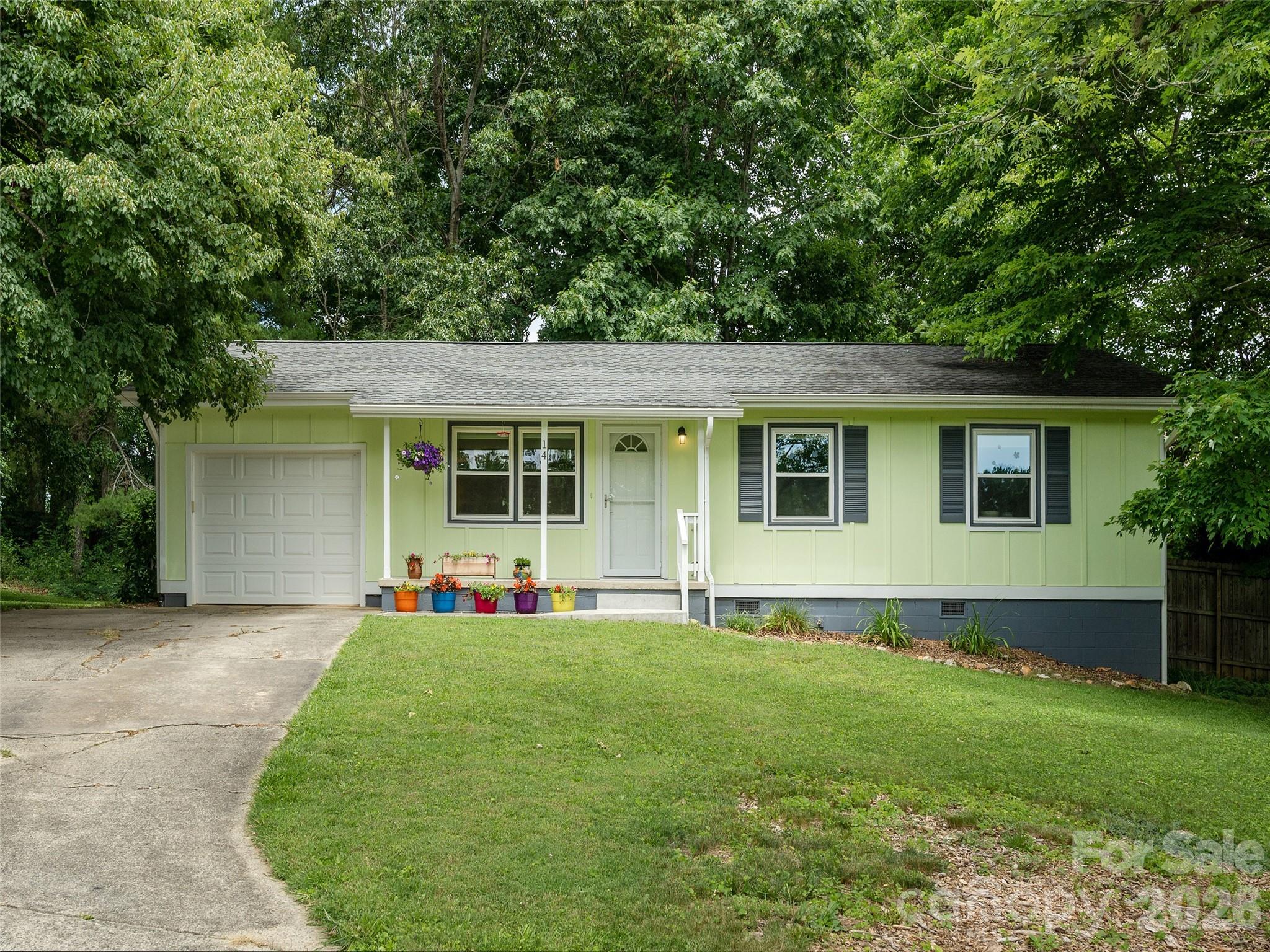 Great one-level home in Fairview, nestled on a quiet cul-de-sac with a covered front porch. Extensively updated from 2022–2026, this move-in-ready home features a complete kitchen remodel, new appliances, new lighting throughout, fresh interior paint, and new luxury vinyl plank flooring and carpet. All windows have been replaced and include a transferable lifetime warranty (fee applies), along with new cellular blinds. Additional upgrades include new interior, closet, and exterior doors with updated hardware, a new sliding glass door leading to a new rear deck, a new ceiling fan in the kitchen, a new garage door, hot water heater, pressure regulator, and toilets. A brand-new heat pump was installed in 2025. The crawlspace has new vaporshield with new ventilation vents and floor insulation, and the exterior features new fiber cement siding and gable vents. Conveniently located near the elementary school, grocery stores, restaurants, and other everyday amenities, this beautifully updated home is ready to welcome its new owner!