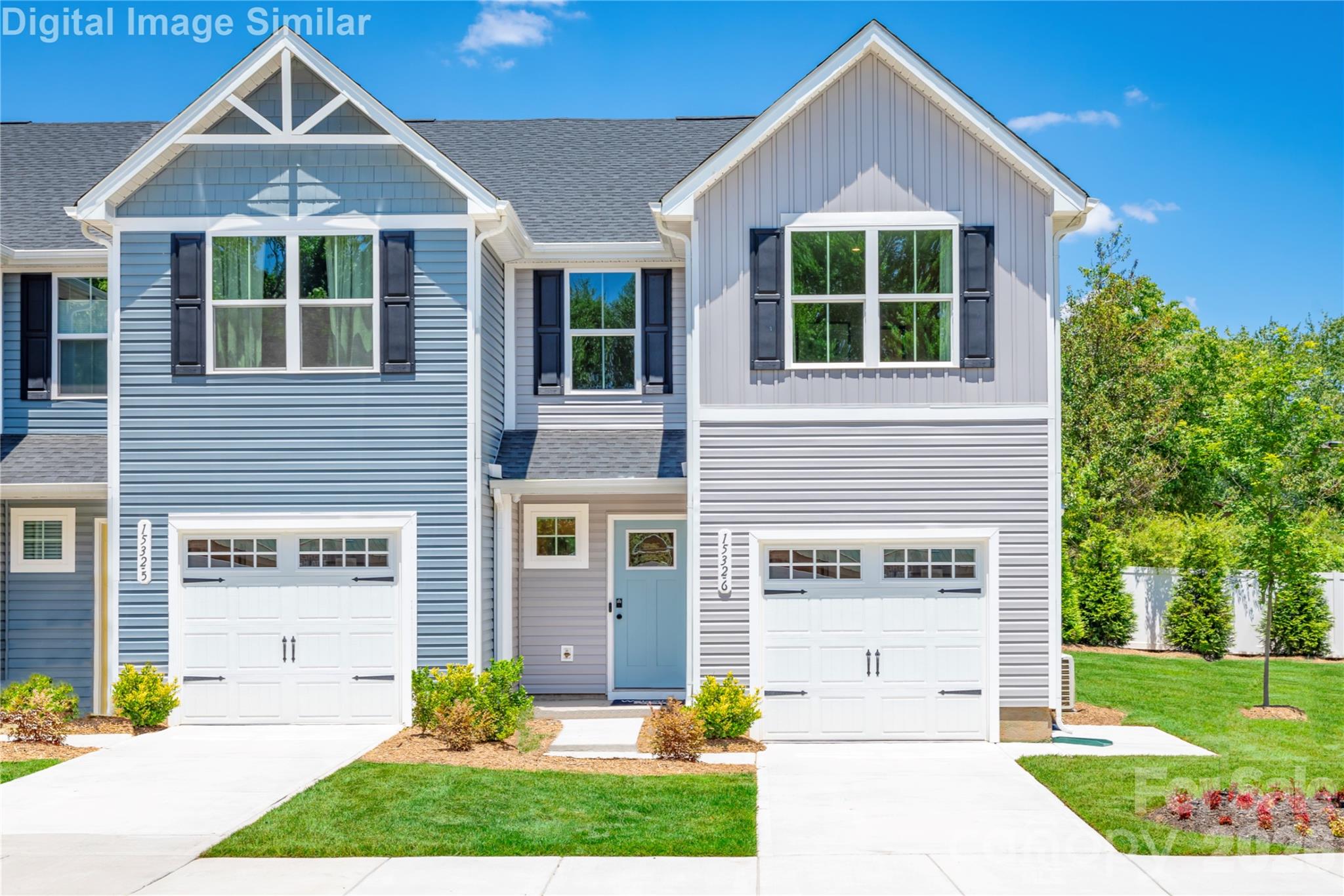 Located in China Grove just off I-85 (Exit 68), Liberty Grove puts you within easy reach of Kannapolis, Concord, Salisbury, and Uptown Charlotte — with local favorites like Gary's BBQ, the farmers market, and Grove Cartel Brewing Company just minutes away. This is small-town living with big-city access, making it an ideal fit for commuters and those who want to stay connected to the greater Charlotte region. Liberty Grove is a tree-lined new construction community offering the area's most affordable townhome ownership with true low-maintenance living — the HOA covers both lawn care and exterior maintenance so you can spend your time enjoying the dog park, playground, and sidewalk-lined streets instead. The Poplar is a two-story townhome offering 3 bedrooms, 2.5 baths, and over 1,440 square feet of thoughtfully designed space. The open main level flows from a kitchen island through the dining area into the great room — ideal for everyday living and entertaining — while all three bedrooms are privately tucked upstairs, including a spacious owner's suite with walk-in closet and dual-sink bath. A flex third bedroom works equally well as a home office, and the 10x12 patio gives you an outdoor retreat without the yard work. Buyers may take advantage of closing cost assistance when using the preferred lender.
Experience new construction townhome living at an attainable price point in one of Rowan County's most commuter-friendly communities — schedule your tour today to see the Poplar at Liberty Grove.