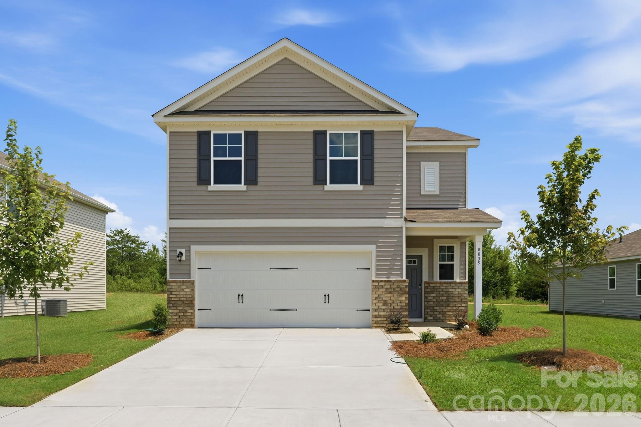 Discover Your Dream Home in Meadow Creek Village! You’ll fall in love with the Kephart, a versatile open-concept plan offering two stories of inviting living space and stylish features. As you enter the home from the ample front porch, a long foyer leads to a wide-open great room, a well-appointed kitchen with a spacious center island, Quartz countertops and LG appliances, and a charming dining area with direct access to the patio. As you head upstairs, you’ll find two generous secondary bedrooms—one with a walk-in closet—a full hall bathroom, plus a convenient laundry room. Highlighting the upper level is the private owner’s suite—boasting a roomy walk-in closet and a deluxe bath with dual vanities and a walk-in shower.