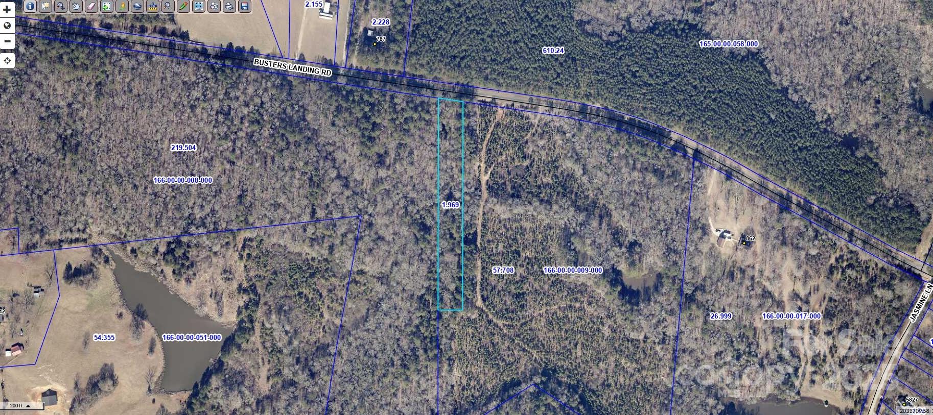This parcel is +/- 1.969 Acres. Surrounded by dense woods providing ample privacy. Parcel runs deep into acreage. Currently zoned R-2 with ~ 100 ft of road frontage with a parcel depth of ~850 ft. County Water & County Sewer not available.
