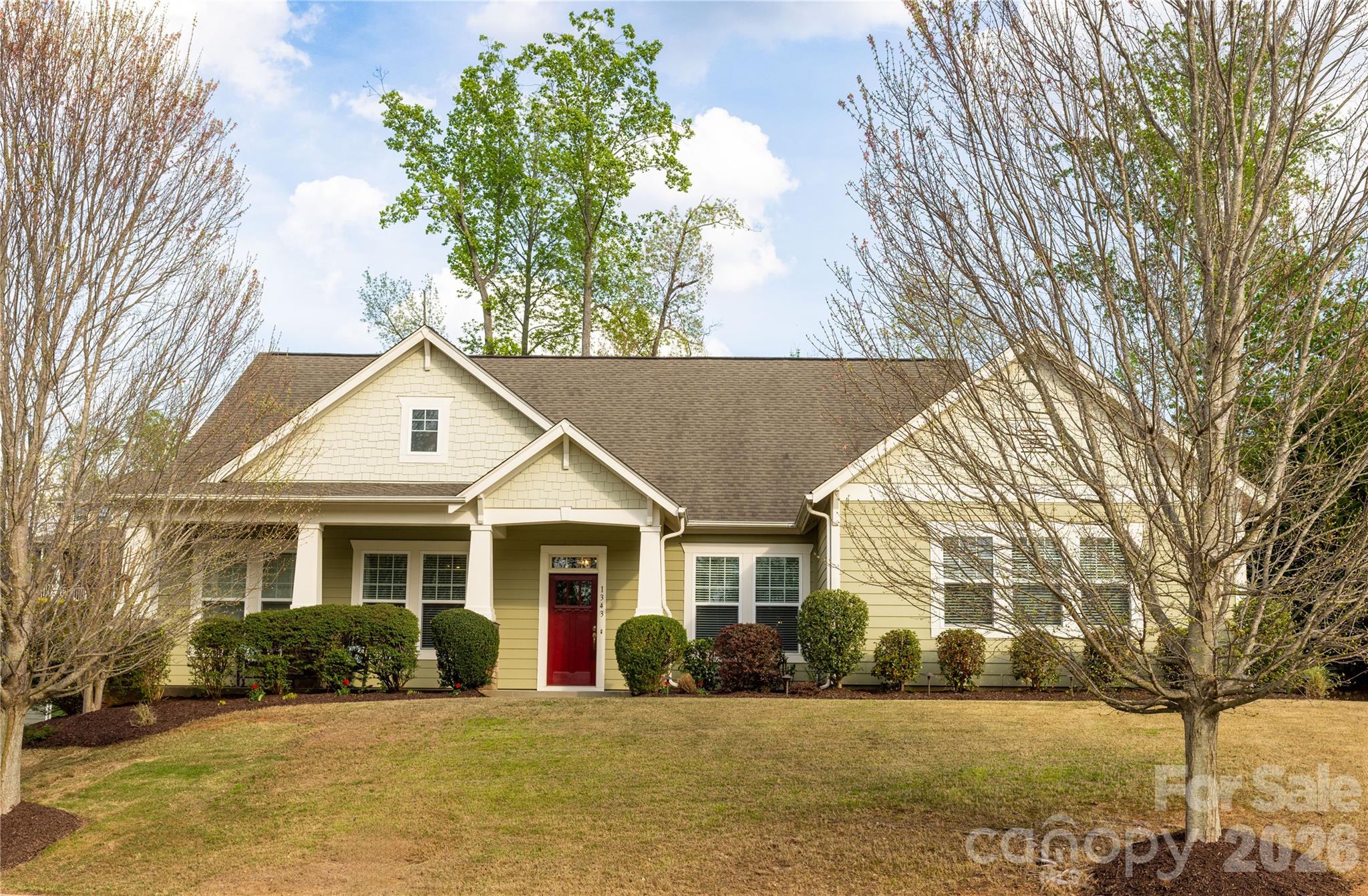 A beautifully designed home in the sought-after estate section, featuring one of the community’s most popular floor plans. A welcoming, open layout is enhanced by extensive hardwoods and abundant natural light. The spacious kitchen is the heart of the home, showcasing a large island that flows seamlessly into the great room—perfect for entertaining and everyday living. A private office with French doors offers the ideal work-from-home space, while a luxurious primary suite on the main floor provides a private retreat. A guest suite on the main floor adds comfort and convenience. Upstairs, enjoy a generous loft/flex space—perfect for media, play, or relaxation—alongside large secondary bedrooms. Unwind on the screened porch overlooking your outdoor space, creating the perfect blend of indoor and outdoor living.