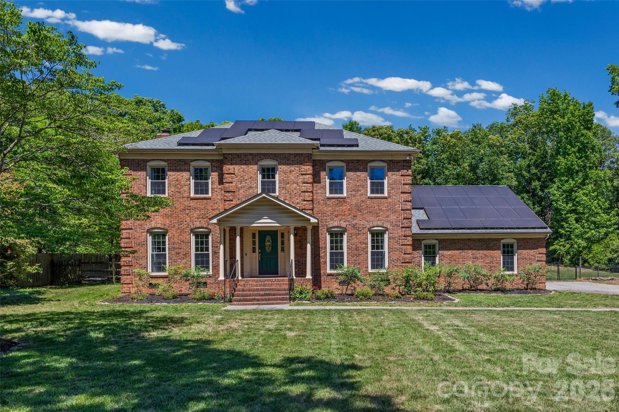 Rare 1-Acre Retreat in Southeast Charlotte – No HOA! Beautifully maintained full-brick home offering the perfect combination of space, privacy, and convenience in an established southeast Charlotte neighborhood with no HOA.
Nestled just minutes from I-485 and within walking distance of Colonel Francis Beatty Park, this property provides easy access to shopping, dining, grocery stores, and schools while still offering the feel of a private retreat. Inside, you’ll find a flexible, functional layout with generous living spaces, including a cozy living room, spacious bonus room, and relaxing screened porch overlooking the wooded backyard. Fresh interior paint, brand-new carpet, and updated bathrooms give the home a clean, modern feel. The oversized garage comfortably accommodates two vehicles, while the expansive driveway and parking area provide plenty of room for guests and entertaining. Situated on a rare private 1-acre lot, the outdoor space offers endless possibilities for entertaining, gardening, pets, recreation, or future expansion. Additional recent upgrades include paid-off solar panels to help reduce monthly energy costs, new crawlspace insulation, new ductwork, crawlspace dehumidifier, and recently replaced dishwasher and oven. A rare opportunity to enjoy privacy, mature trees, and everyday convenience in one of southeast Charlotte’s most desirable areas.