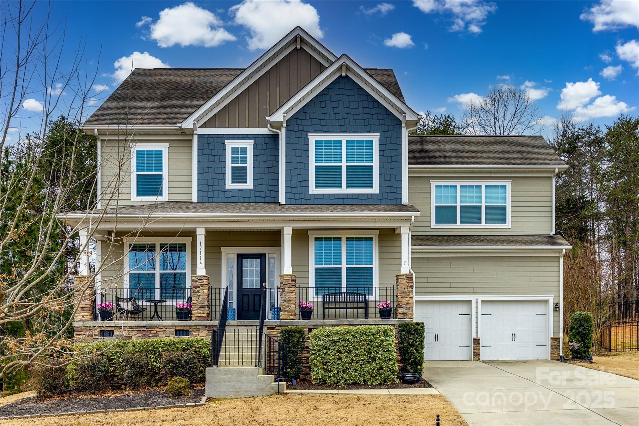 SHOWINGS START 1/25/25 AT 9 AM. You will fall in love with all the upgrades! Relax on the rocking chair front porch while reading your favorite book. The kitchen is open to the family room with an oversized island, making it wonderful for entertaining family and friends! The main level has a custom pantry, dining room, and office/flex space. The spacious screened-in rear porch overlooks a private backyard, and the extended rear concrete patio is great for grilling or enjoying some Carolina sunshine!
Upstairs, you will find the primary bedroom and bath, as well as 4 additional bedrooms, 3 bathrooms, and a laundry room. Great location with easy commutes to International Airport, Uptown Charlotte, shopping, health care, schools, restaurants, Lake Wylie, Carowinds theme park, as well as, Interstates 77, 85 & 485. The community has a pool, playground, sidewalks with street lights, and is very close to The Palisades Country Club offering memberships for golf, dining, tennis, etc