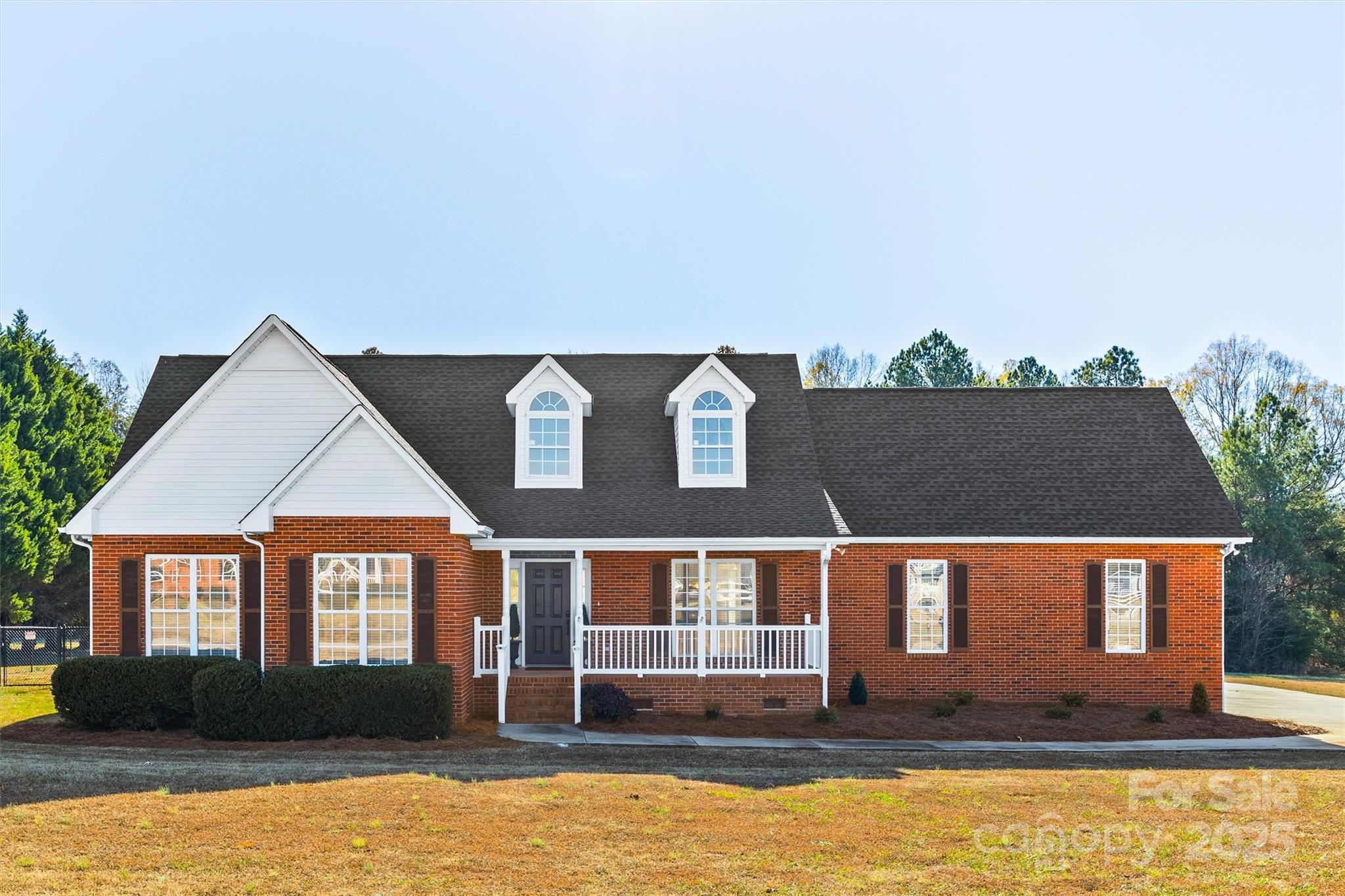 Beautiful Full-Brick Ranch on Nearly 1 Acre — No HOA! Welcome home to this charming one-level full-brick ranch nestled in a highly desired area known for its peaceful setting and welcoming community—all with no HOA and no city taxes. Sitting on a flat, fenced, approximately 1-acre lot, this property offers room to breathe, play, garden, or simply enjoy the privacy of rural living. Step inside to discover fresh updates throughout, including new countertops, paint, flooring, lighting, plumbing fixtures, and landscaping. The home feels bright, modern, and move-in ready. Looking for equity potential? Don’t miss the unfinished bonus space, perfect for adding square footage, creating a home office, media room, or guest suite—a fantastic opportunity to build value. Out back, you’ll find your own personal retreat with a sparkling pool, ideal for summer gatherings and quiet afternoons alike. If you’ve been searching for a low-maintenance brick ranch with land, updates, privacy, and endless potential—this is the one.