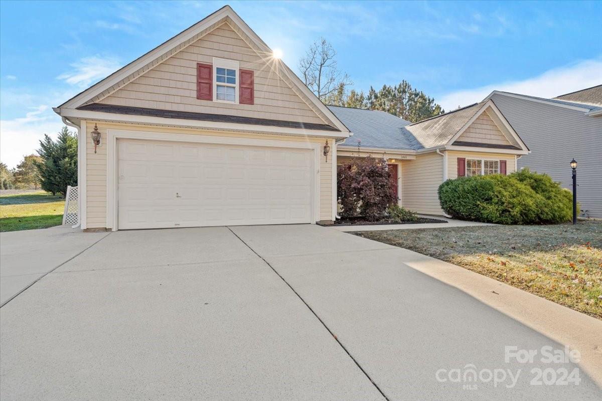**PRICE ADJUSTMENT in CLOVER ISD** Looking for a home in a family friendly neighborhood?  Sit on your rocking chair front porch and enjoy your morning coffee or afternoon tea while you wait for the kiddos to come off the school bus.  This beauty in Mill Creek Falls is what you've been looking for. This 4 bedroom 2 bath ranch style home features vaulted ceilings, an open living space with LVP flooring, mudroom/laundry room, 2 car garage with extended driveway for plenty of parking & dedicated garage access.  From the primary suite, you will enjoy dedicated access to enjoy your back patio, maple and fruit trees in your fully fenced backyard.   Nice split home living with master and en-suite to one side of the home and remaining 3 beds and bath on opposite side. You'll love the community amenities that include a community center and pool, walking trails, tennis courts, disc golf, community pond and picnic areas.  All appliances will remain ... including the washer and dryer.