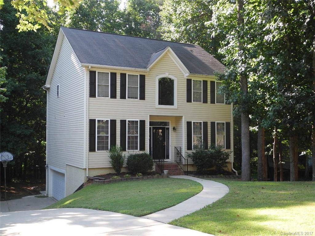 Curved Tree Lines Streets, Excellent Location- Cul De Sac Wooded Lot w Beautiful curb appeal. Granite kitchen w lots of cabinets, plus pantry Stainless Appliances Electric Range w/ 2 ovens. Kitchen open to Living rm w/Fireplace, French doors lead to huge deck w/ stairs down to large yard.Built in cabs in office at entry, formal dining room, vaulted entry w/ open 2nd floor landing seen from entry Lge Bdrms, Master w/Trey Ceiling.Basement w extra heat/air room +2 huge extra areas storage/ workout