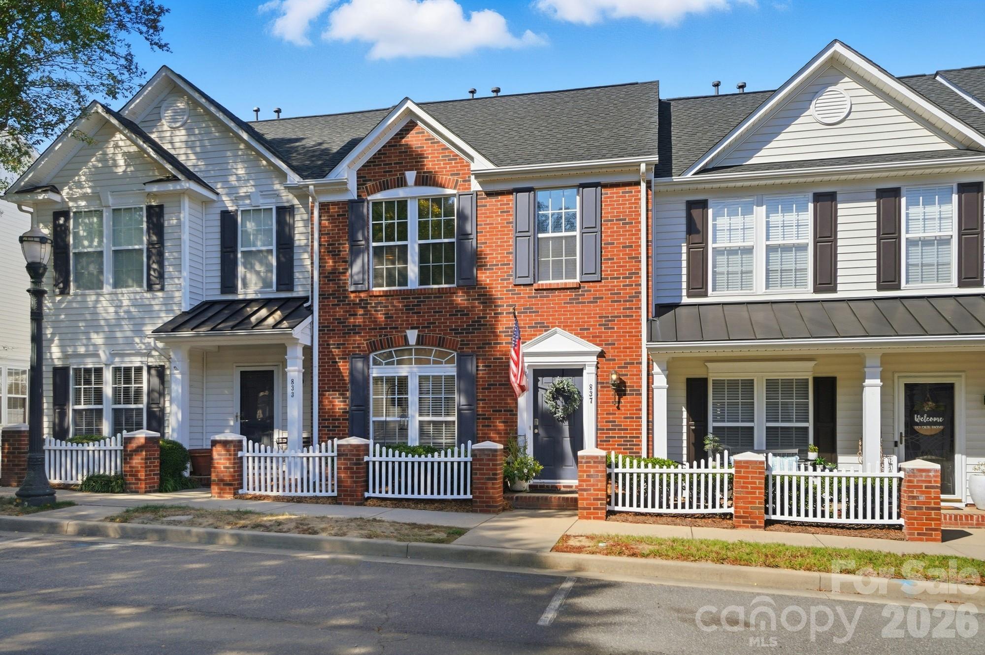 Welcome to 837 Dillard Road in the highly sought-after Manchester Village community of Rock Hill! This beautifully maintained townhome offers the perfect blend of comfort, convenience, and community living. Featuring an inviting open floor plan with spacious living and dining areas, this home is ideal for both relaxing and entertaining. The well-appointed kitchen includes ample cabinet space and a breakfast bar.
Upstairs, you’ll find generously sized bedrooms with plenty of natural light and storage. Both closets have been customized by California Closets. Enjoy your morning coffee or unwind after a long day on the private deck area.
Residents of Manchester Village enjoy access to fantastic amenities, including a community pool and scenic walking trails. The unbeatable location is within walking distance to Best Buy, Target, and Starbucks, with dining, shopping, and entertainment all just minutes away.
Don’t miss your opportunity to own this charming townhome in one of Rock Hill’s most convenient and desirable locations!