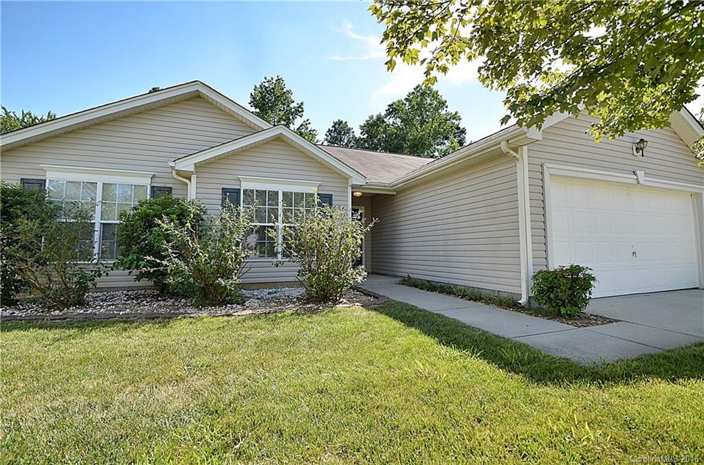 Beautifully Maintained Split BR Ranch w/ Excellent Upgrades on Stellar Lot! Immaculately Maintained. Perfect, Functional Floorplan. Hardwoods in Dining, Variegated Tile in Baths/Entryway/Kitchen. Vault Brings Open Concept to Life in Kitchen & Living Room. Entry w/ Archway Accents into Dining. Spacious Master w/ En Suite Bath/Walk-In Closet. Private-Feel Backyard w/ Stained Deck. 2-Car Garage w/ Mud Room Entry. Stellar Location Seconds from 485, 85, Concord Mills, UNCC. HOA Dues give Pool Access.