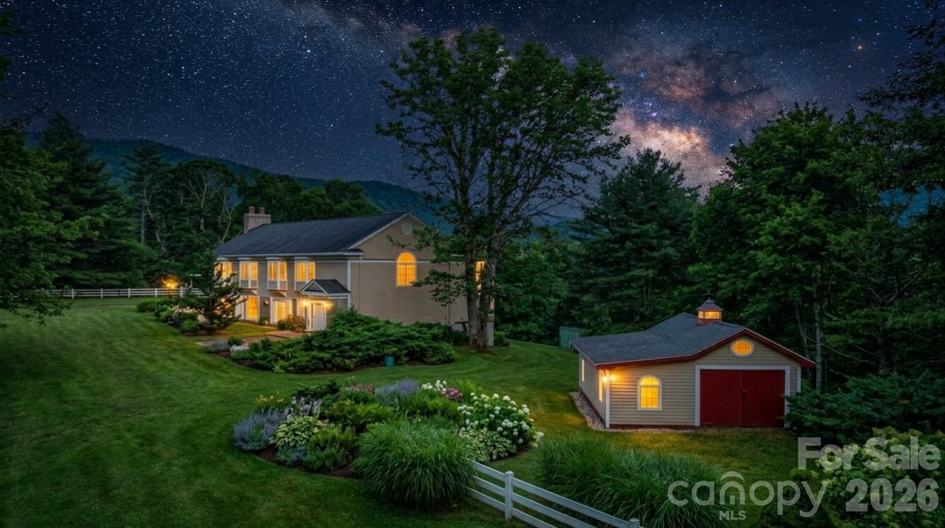 Discover the epitome of mountain luxury at Broadstone Manor, an exquisite 5,000 sq ft masterpiece nestled in the heart of Valle Crucis, NC. This stunning residence offers unparalleled charm, expansive living spaces, and close proximity to the historic Mast General Store, area ski resorts, snow tubing, hiking, fly fishing, and scenic Blue Ridge Parkway. The heart of the home is a world-class chef’s kitchen, designed for both high-end entertaining and everyday culinary excellence. Retreat to the expansive primary suite, a true sanctuary featuring a warm fireplace and a dramatic vaulted ceiling that adds a sense of grandeur and airiness. The outside terrace is a haven for those who cherish outdoor living, featuring a majestic stone wood-burning fireplace, a secluded hot tub to soak in and relax, and take in the crisp mountain air. This incredible property is situated on approximately 3 level acres with easy access and plenty of parking, with 2 outbuildings for all your storage needs. Originally, this home was built as a residence and business, with the business on the main level and the second level as the living quarters. The current owners have completed some amazing updates, such as adding real stone on the exterior, paint and hardware in the kitchen, granite kitchen counters, hardwood floor repairs upstairs, hardwood floor installation downstairs, shower renovations, house entry renovation, new doors inside and outside, new roofing, new outdoor brick terrace with stone fireplace, extensive paint inside and out, lighting, fans, landscaping work, carpeting, relocation of the laundry room, replacement of the copper plumbing, a new tank-less gas water heater, exterior lights, new multiple HVAC's. This home is being offered beautifully furnished! This property is in a rental program managed by the sellers. Come and discover the pinnacle of mountain elegance at Broadstone Manor! BE SURE TO CLICK ON THE VIDEO OF THIS INCREDIBLE PROPERTY!