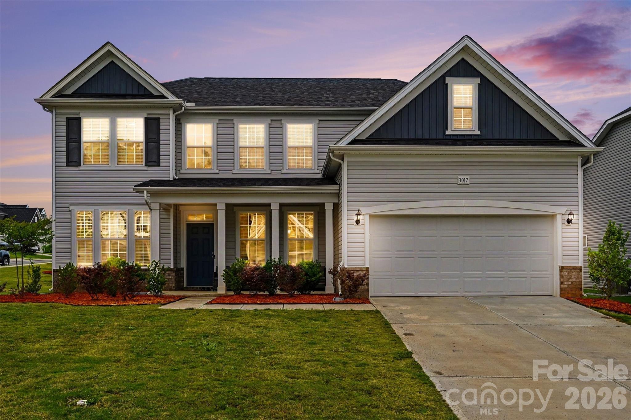 In the new and beautiful community of Bailey’s Run, this nearly 3,300 square foot corner-lot home offers the space, upgrades, and craftsmanship buyers usually hope to find in new construction without the wait or added expense of "new". Just three years old and exceptionally well maintained, the home features 4 bedrooms, 2.5 bathrooms, a 2-car garage, and thoughtful upgrades throughout that make it stand apart from typical builder-grade homes.

The main level was designed for everyday living while still giving plenty of room to entertain. A spacious living area flows naturally into the kitchen and dining spaces, while a dedicated office/flex room near the front of the home works perfectly as a home office, playroom, sitting room, or workout space. The kitchen brings together both style and function with Calacatta quartz countertops, added trimwork, a huge walk-in pantry, butler’s pantry, upgraded cabinetry, under-cabinet lighting, and a 5-burner gas range. Extra windows throughout the downstairs bring in great natural light, and the upgraded flooring, lighting, and drop zone off the garage give the home a polished but comfortable feel.

Upstairs, a large loft creates a true second living area that can easily become a media room, playroom, game room, or homework zone. The primary suite is anchored by a spa-inspired walk-in shower that immediately becomes one of the home’s standout features. Measuring roughly 10 feet long, the open design includes beautiful tilework, dual shower heads including a rain head, a built-in bench seat, and enough room that you could practically do yoga in it. It’s the kind of feature that genuinely feels different from what you typically see in this price range. The oversized walk-in closet and direct laundry room access from the primary bath only add to the convenience upstairs.

Outside, covered front and rear porches give you multiple places to relax or entertain, while the flat backyard offers plenty of usable space for play, pets, gardening, or evenings around a fire pit and grill. Being positioned on a corner lot also gives the property extra breathing room and privacy. Located just minutes from Lake Wylie, shopping, dining, and major interstate access, the home offers everyday convenience while still feeling quiet and tucked away from the pace of the city. **LENDER CREDIT OF 1% OF THE LOAN VALUE IF YOU USE THE PREFERRED LENDER!!**
